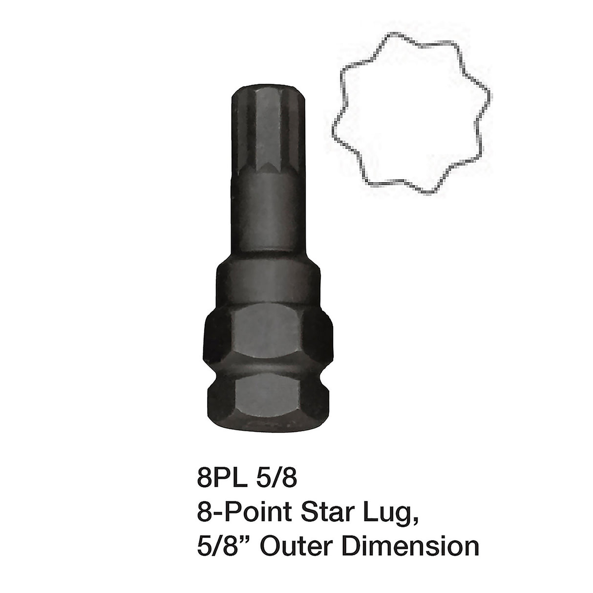 OEMTOOLS 24447NPK3 8PL 5/8in. 8-Point Star(3-Pack) Main Image