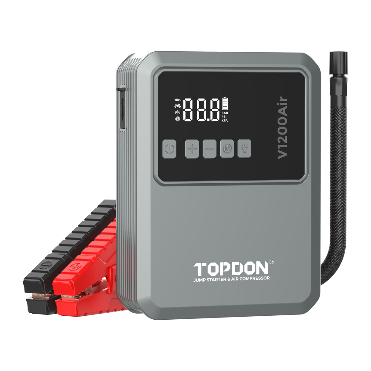TOPDON V1200AIR 2-in-1 1200 Peak Amp Jump Starter & Tire Inflator Main Image