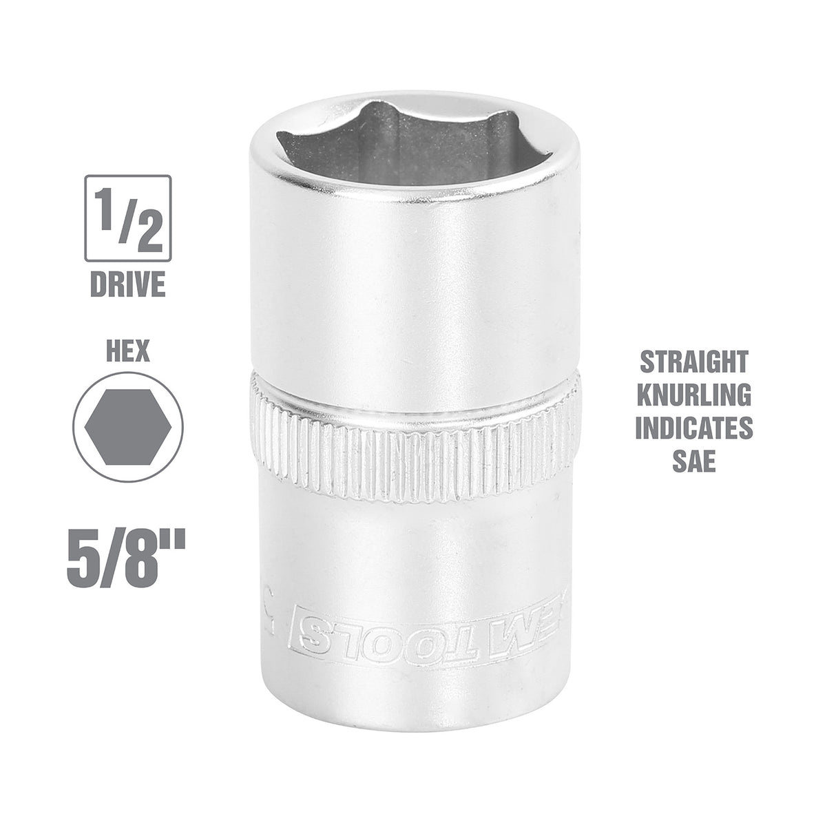 OEMTOOLS 223621/2in. Drive Socket (5/8 Inch) Additional Image 1
