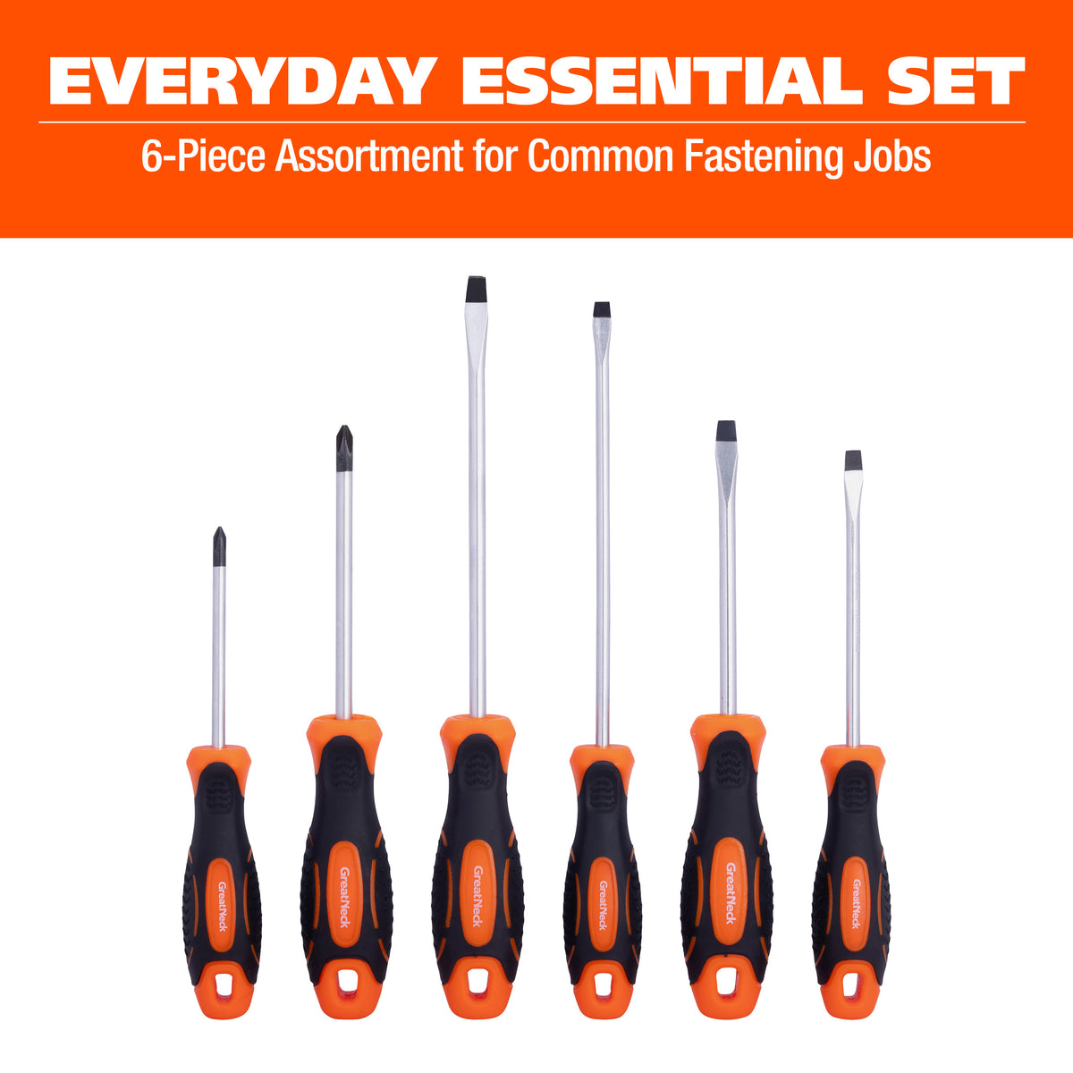 GreatNeck 21835 6-Piece Screwdriver Set Additional Image 1