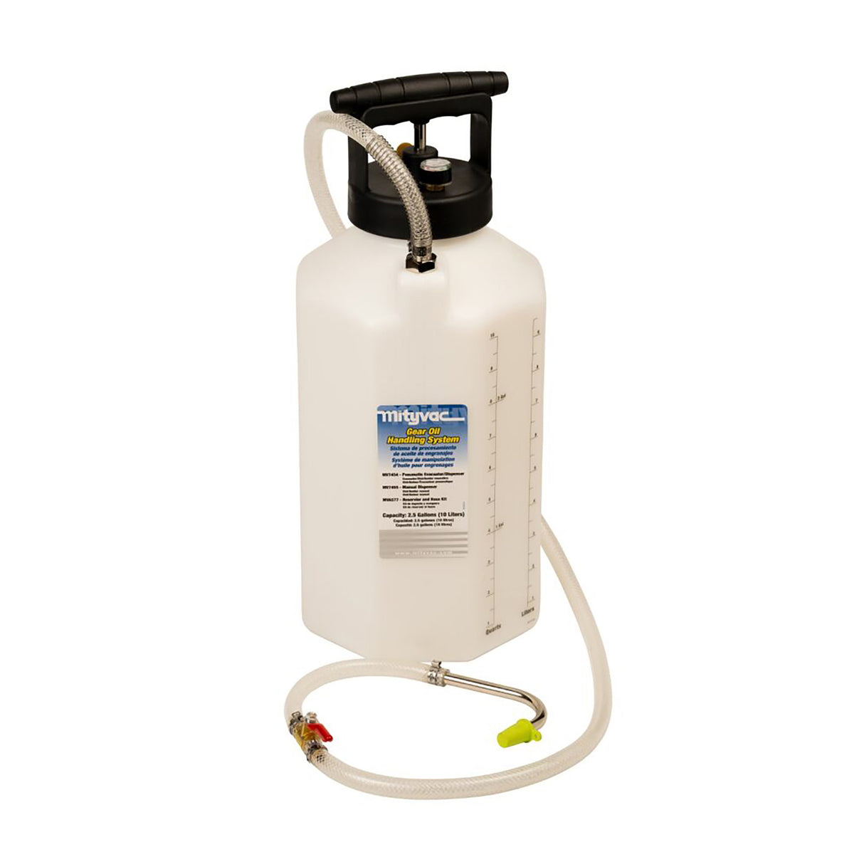 MityVac MV7455 Hand Pump Powered Gear Oil Dispenser Main Image