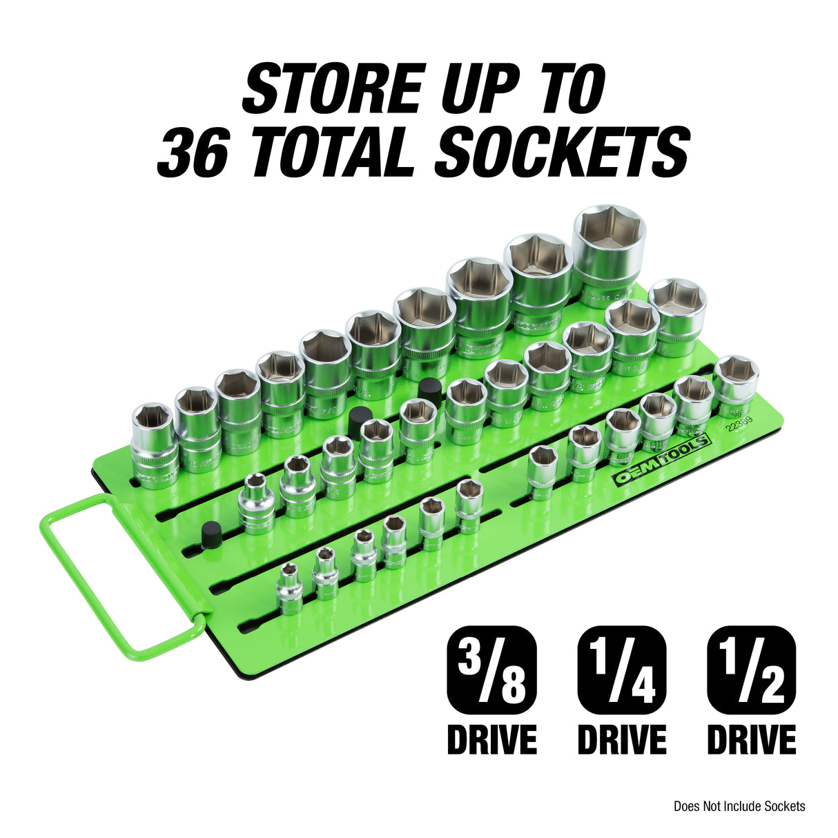OEMTOOLS 22196 1/2in. Drive Socket Rail Additional Image 7