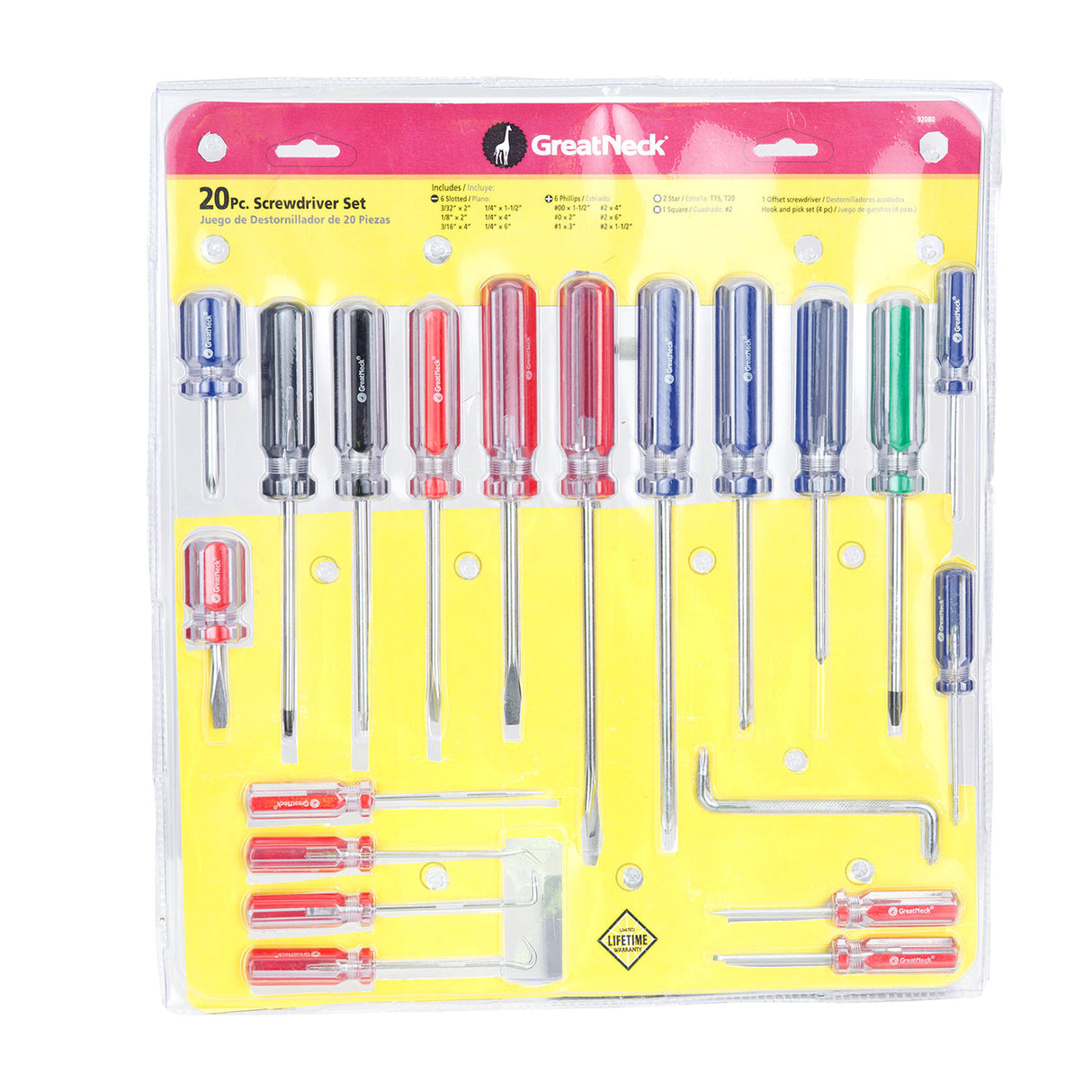 GreatNeck 92080 Screwdriver Set (20-Piece) Additional Image 4