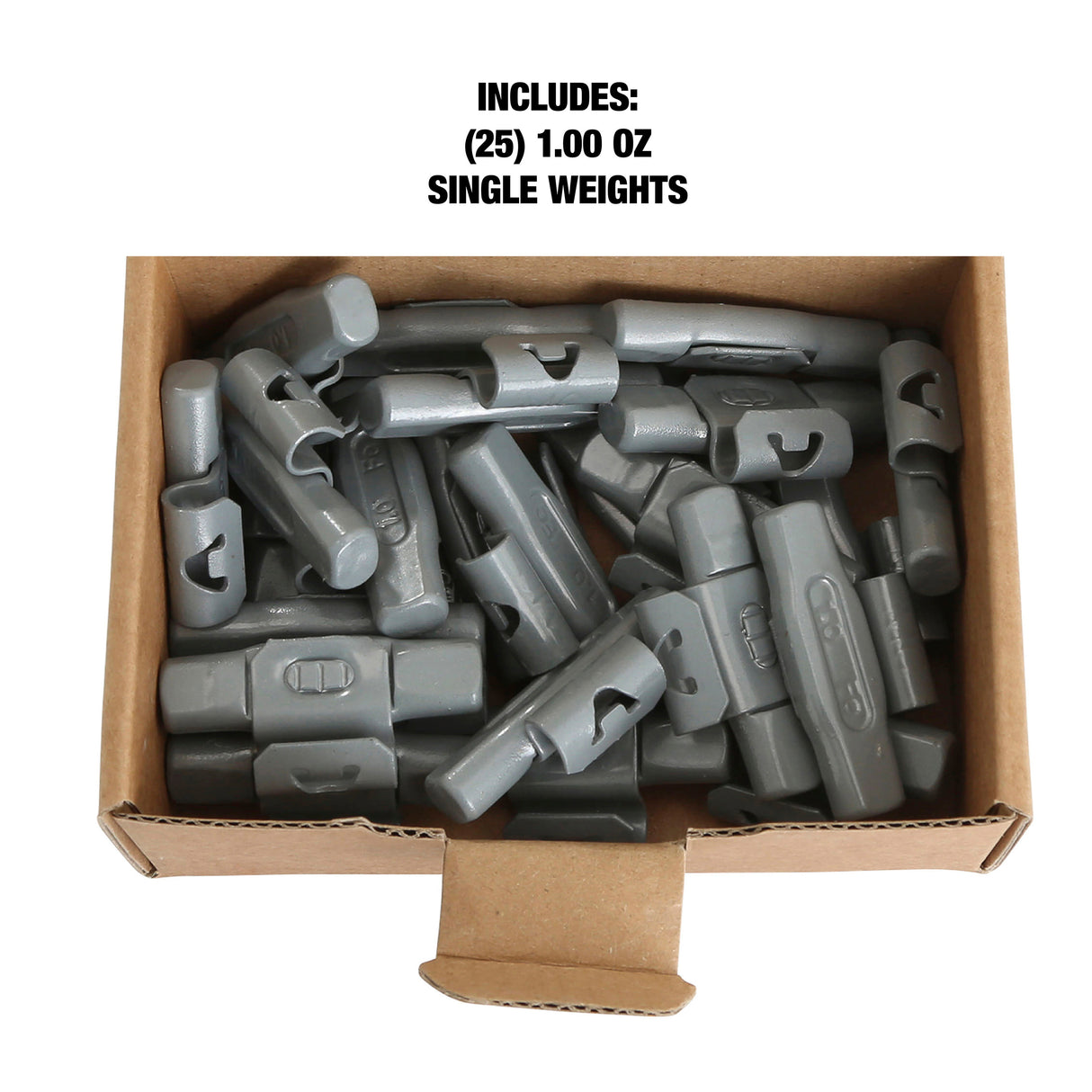 OEMTOOLS 23221 1.00 Oz. MC Style Steel Wheel Weight - 1 Box of 25 Additional Image 4