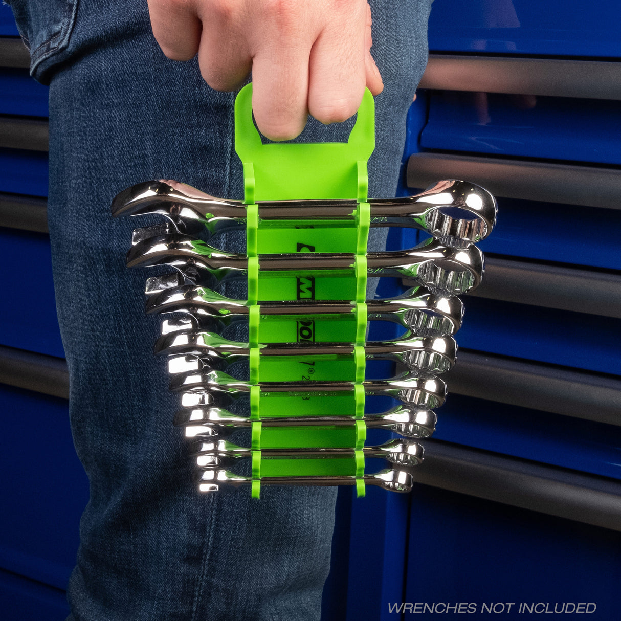 OEMTOOLS 23108 Stubby Wrench Organizer- Green Additional Image 6