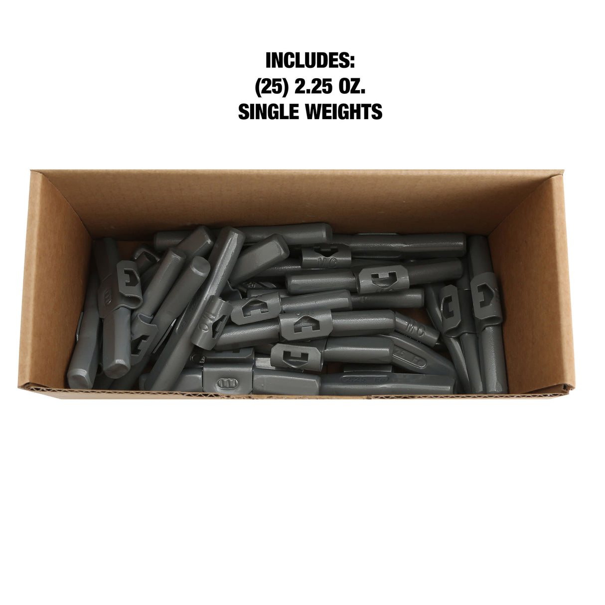 OEMTOOLS 23257 2.25 Oz. MC Style Steel Wheel Weight - 1 Box of 25 Additional Image 4