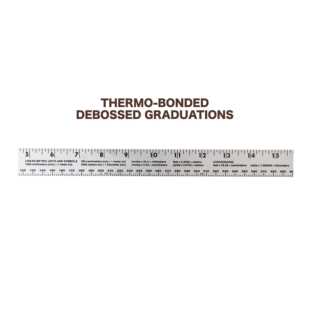 Mayes 10189 Straight Edge Aluminum Yardstick (36 Inch x 1 Inch) Additional Image 4