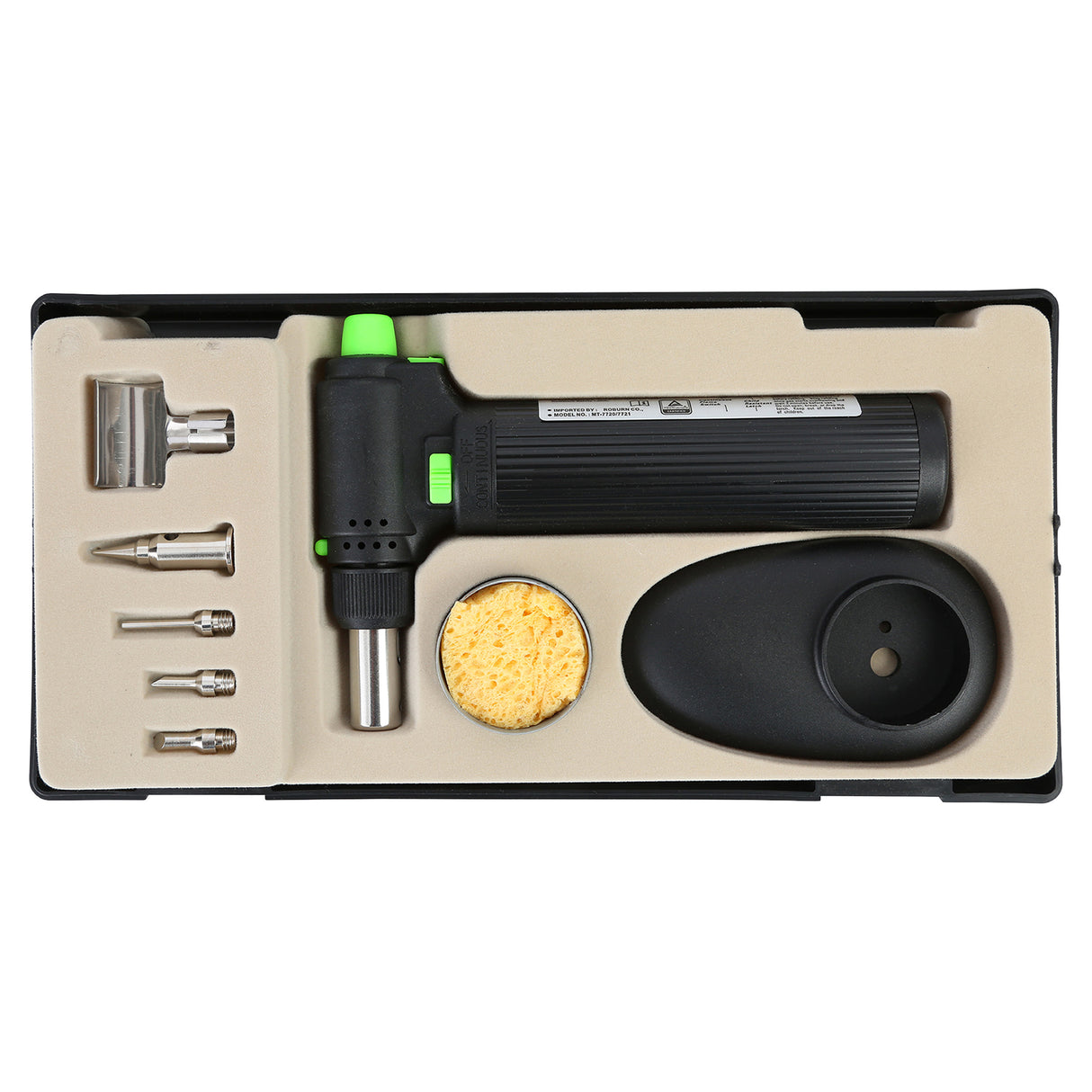 OEMTOOLS 24356 Professional 3-in-1 Butane Micro Torch Kit Additional Image 2