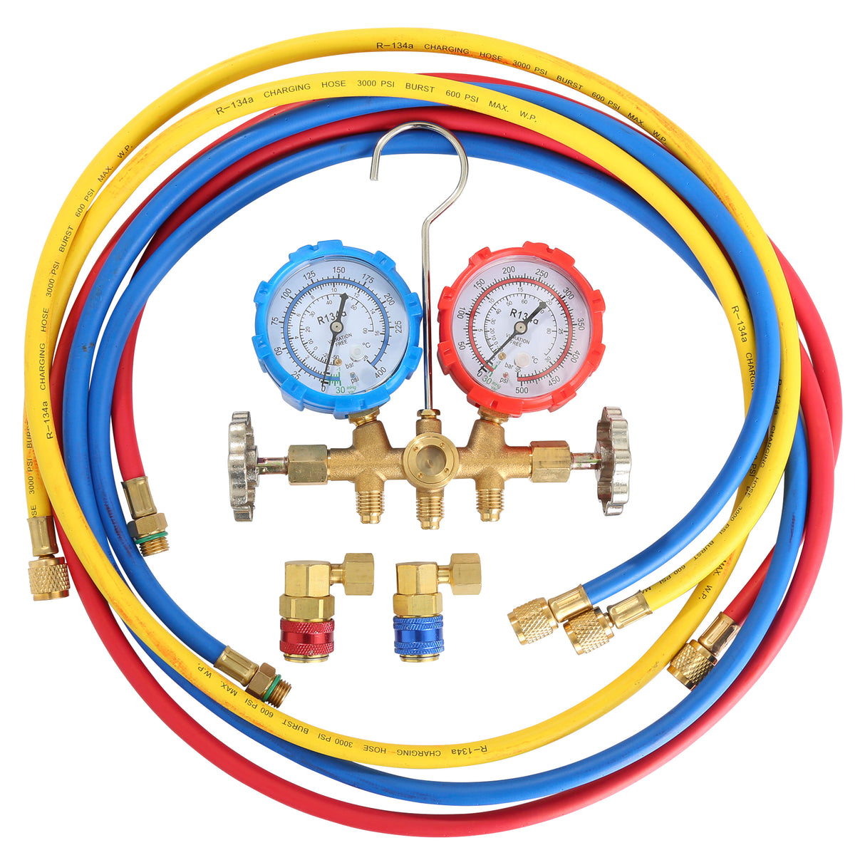 OEMTOOLS 24563 R134a Brass Manifold Gauges Set Additional Image 2