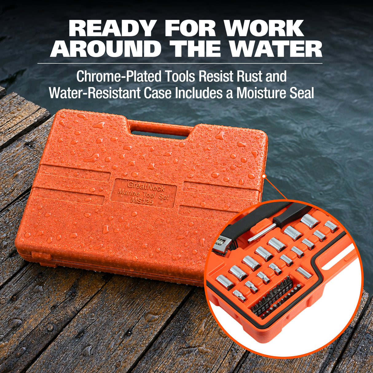 GreatNeck MS125 125 Pc Mariner's Tool Set Additional Image 5