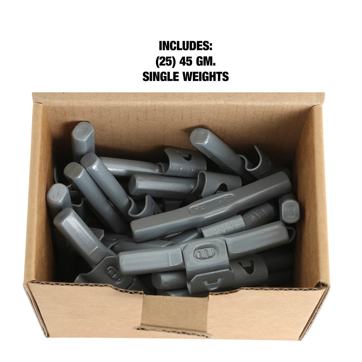OEMTOOLS 23294 45 gm. IW Style Steel Wheel Weight - 1 Box of 25 Additional Image 4