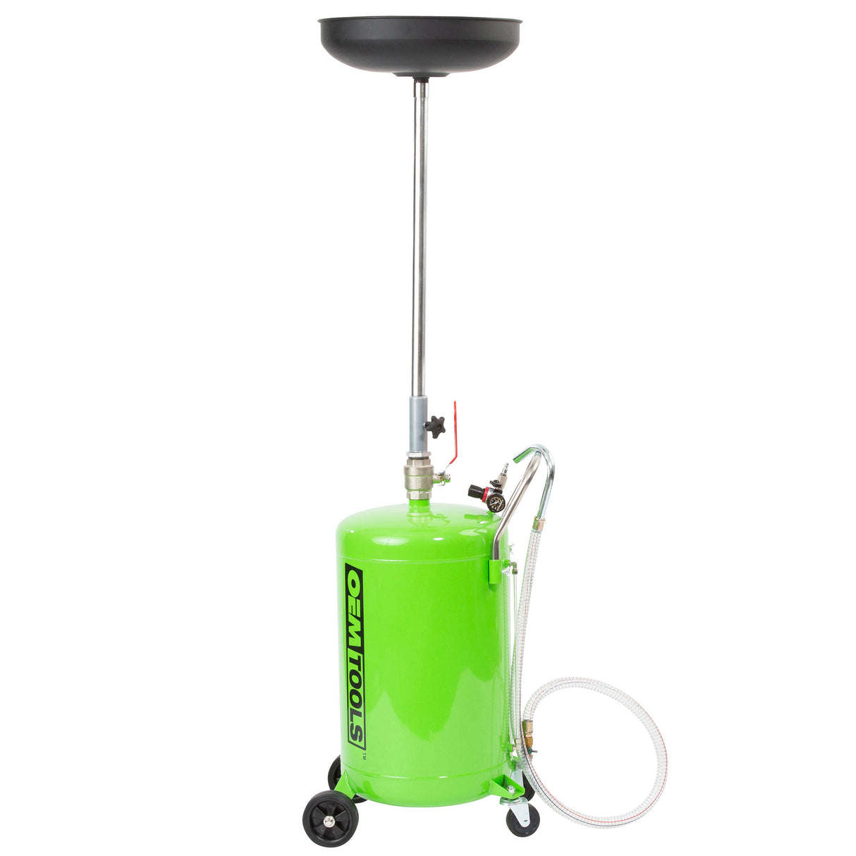 OEMTOOLS 87042 18 Gallon Metal Oil Drain - Green Additional Image 9