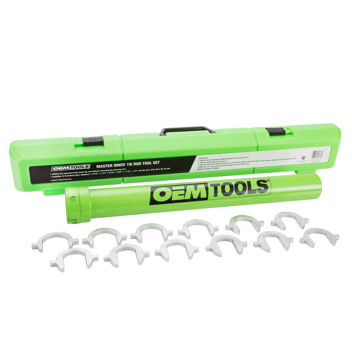 OEMTOOLS 27178 Master Inner Tie Rod Tool Set Main Image