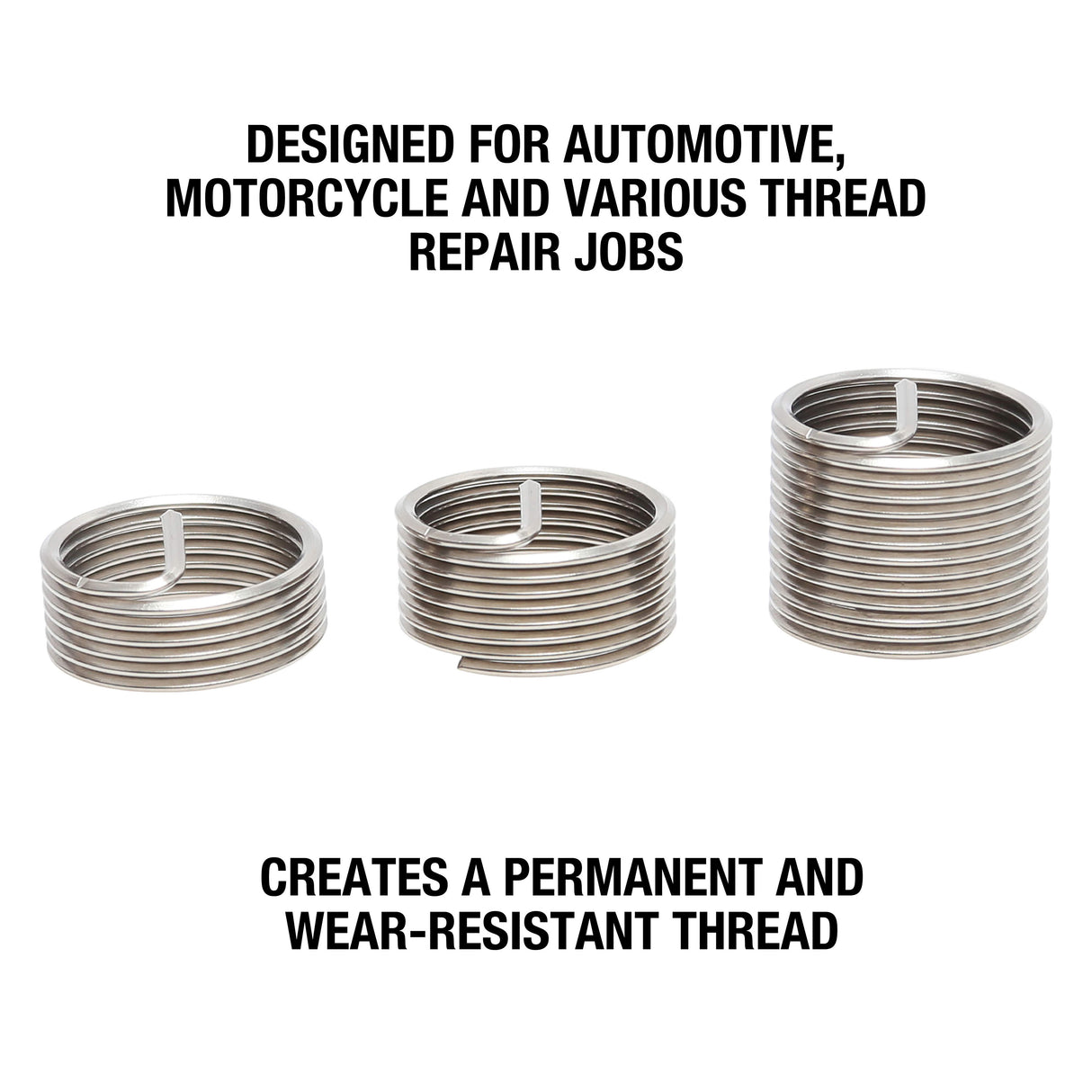 OEMTOOLS 25644 Thread Repair Insert - Metric M14 - 1.25 (10 Piece) Additional Image 2