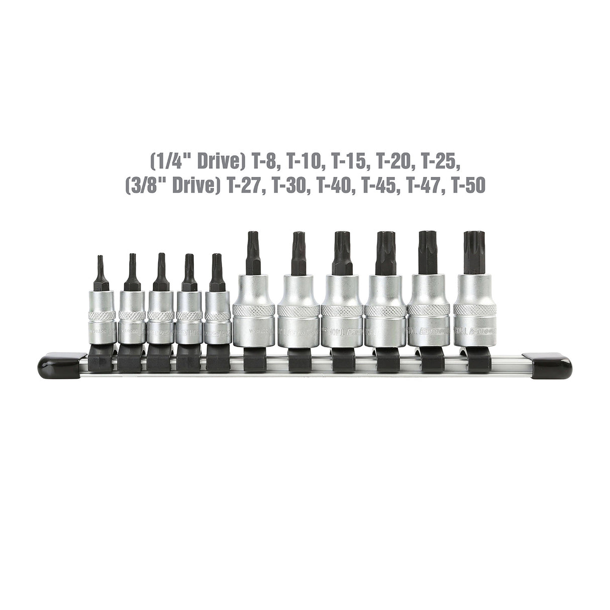 OEMTOOLS 22972 11 Piece Tamper Proof Star Socket Bit Set Additional Image 2
