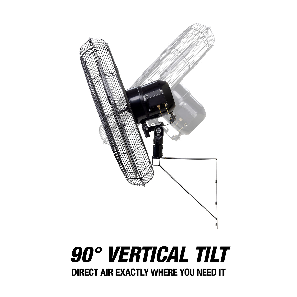 OEMTOOLS 34884 24in. Outdoor Oscillating Wall Mount Fan Additional Image 4