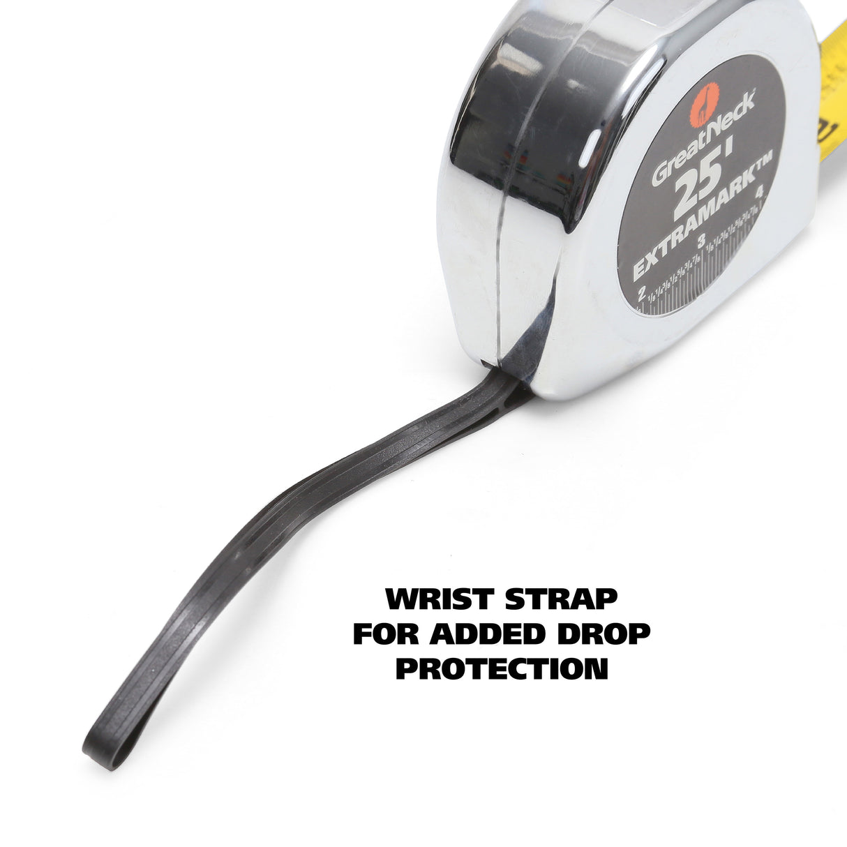 GreatNeck C435I ExtraMark™ Chrome Tape Measure (25 Ft. x 1 Inch) Additional Image 5