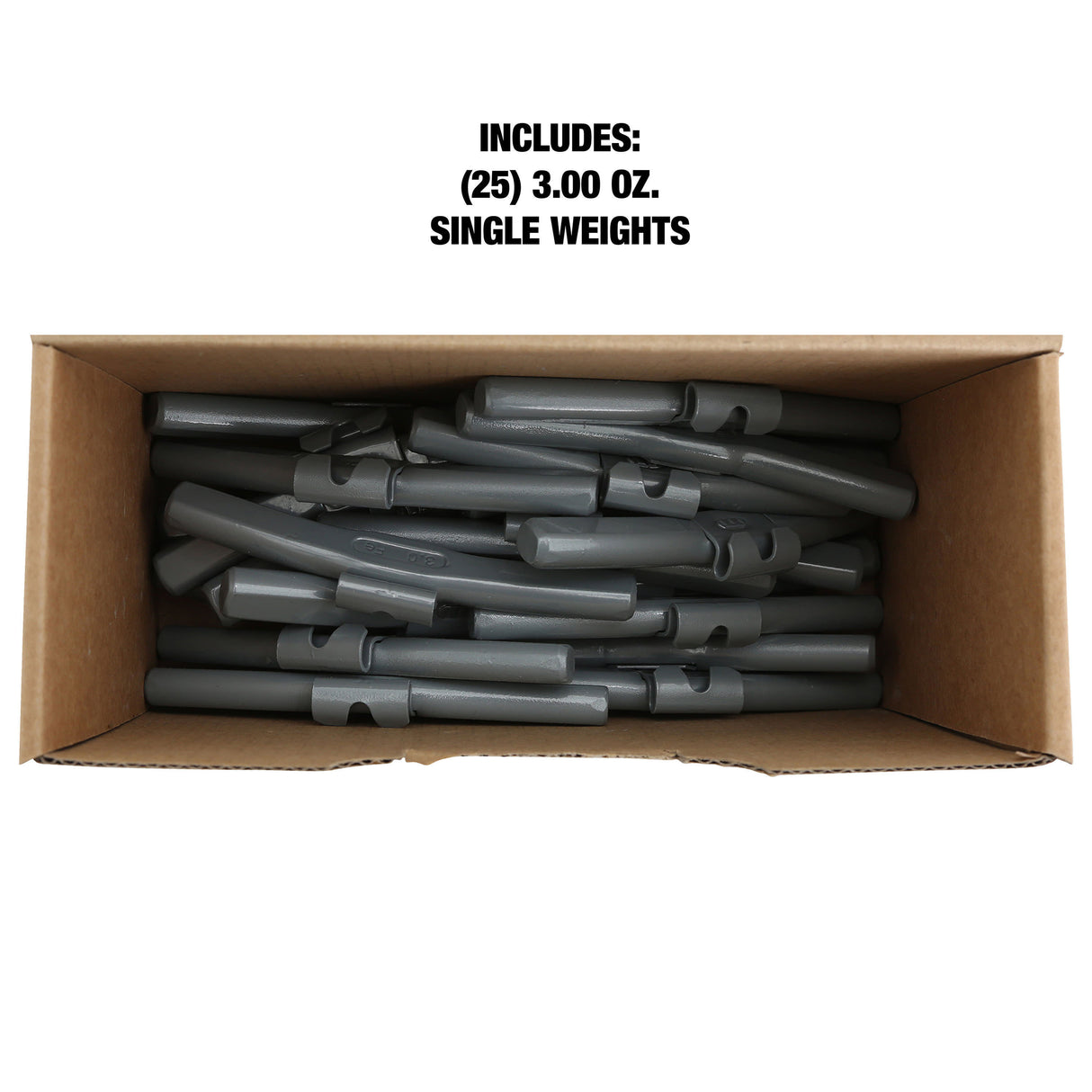 OEMTOOLS 23288 3.0 Oz. T Style Steel Wheel Weight - 1 Box of 25 Additional Image 4