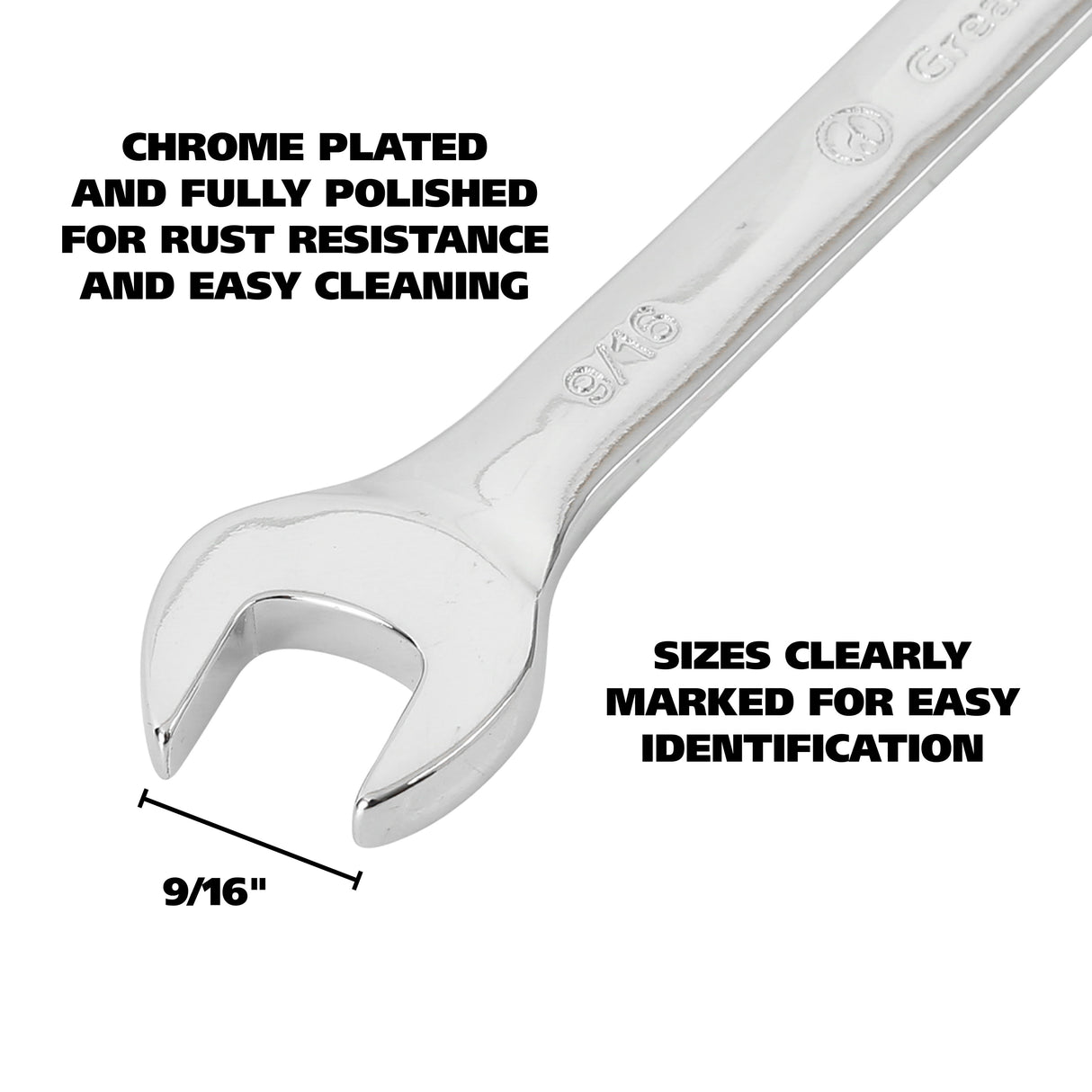 GreatNeck CO4C Combination Wrench (9/16 Inch) Additional Image 2