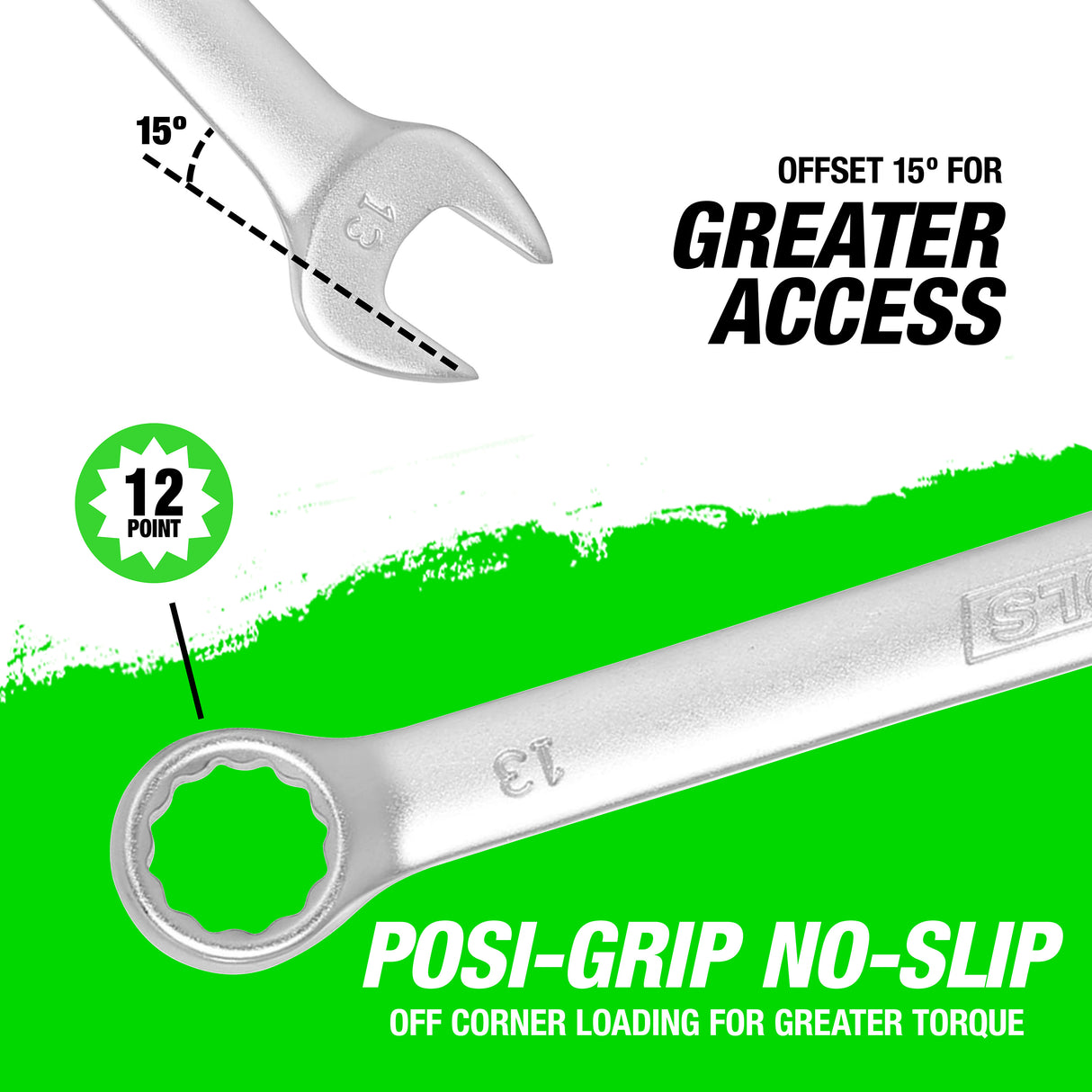 OEMTOOLS 22016 13 mm Combination Wrench (Metric) Additional Image 3