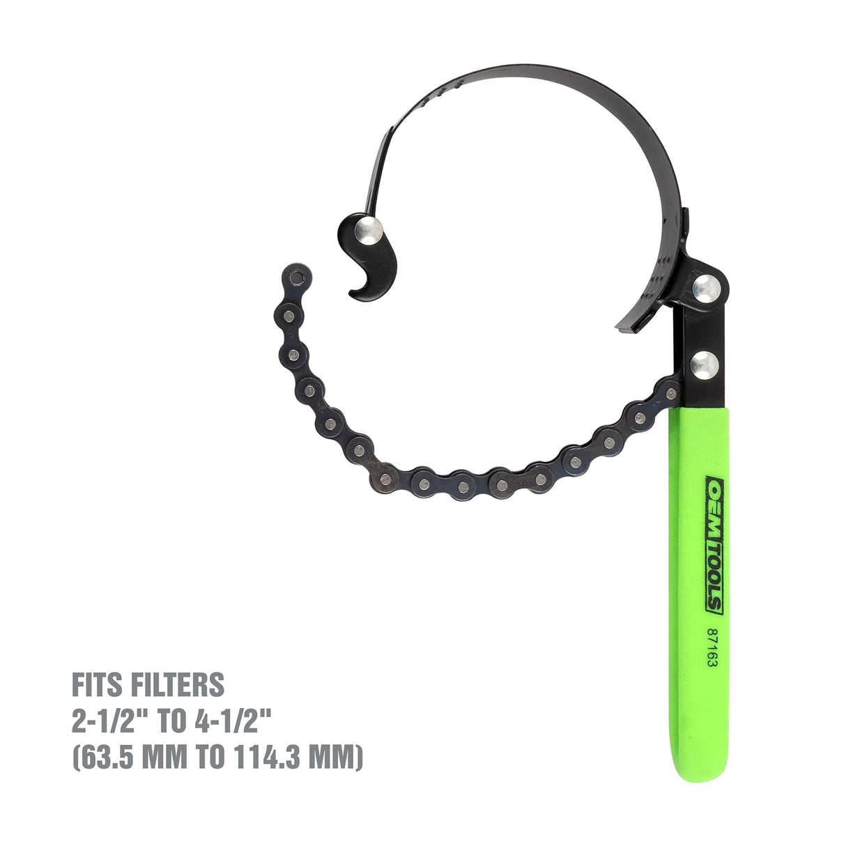 OEMTOOLS 87163 Adjustable Oil Filter Chain Wrench Additional Image 1