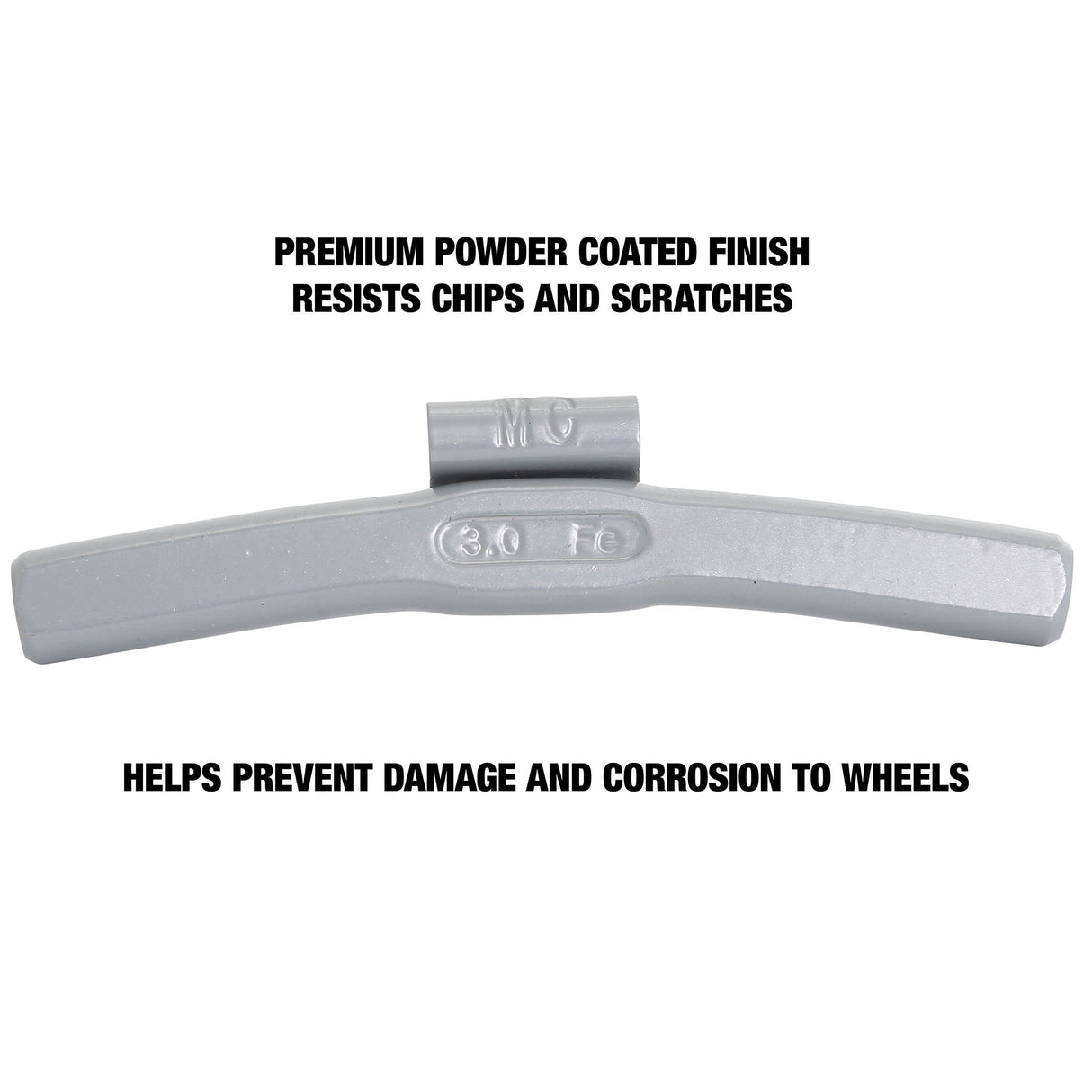 OEMTOOLS 23263 3.0 oz. MC Style Steel Wheel Weight - 1 Box of 25 Additional Image 3