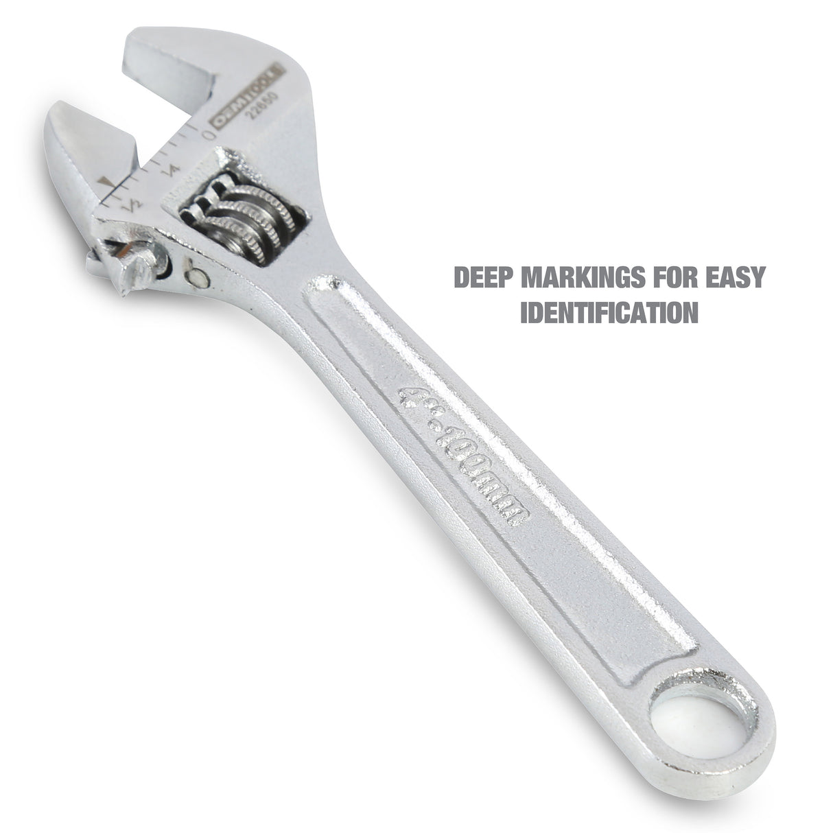 OEMTOOLS 22650 4 Inch Adjustable Wrench Additional Image 5