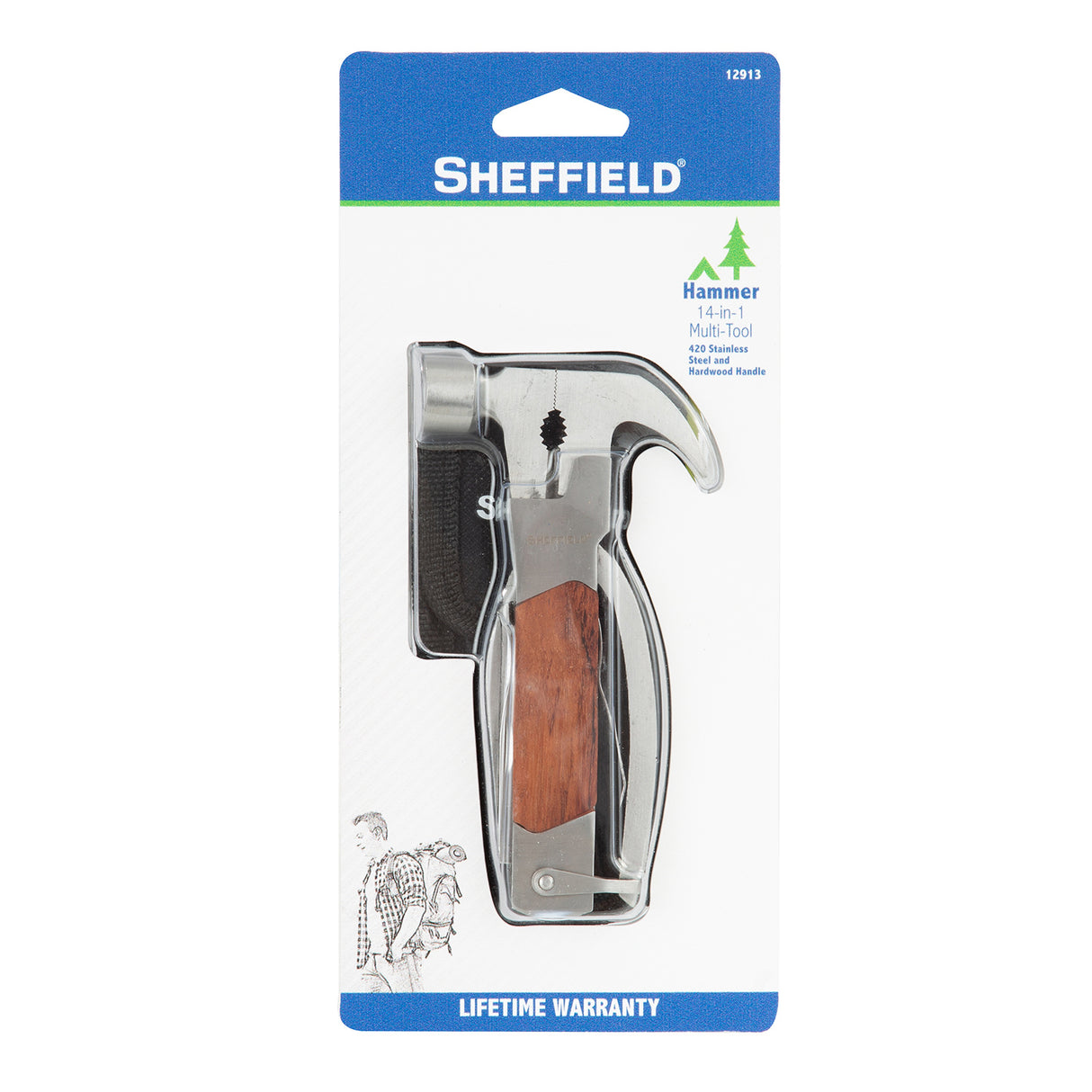 Sheffield 12913 The Hammer 14-in-1 Multi-Tool Additional Image 5