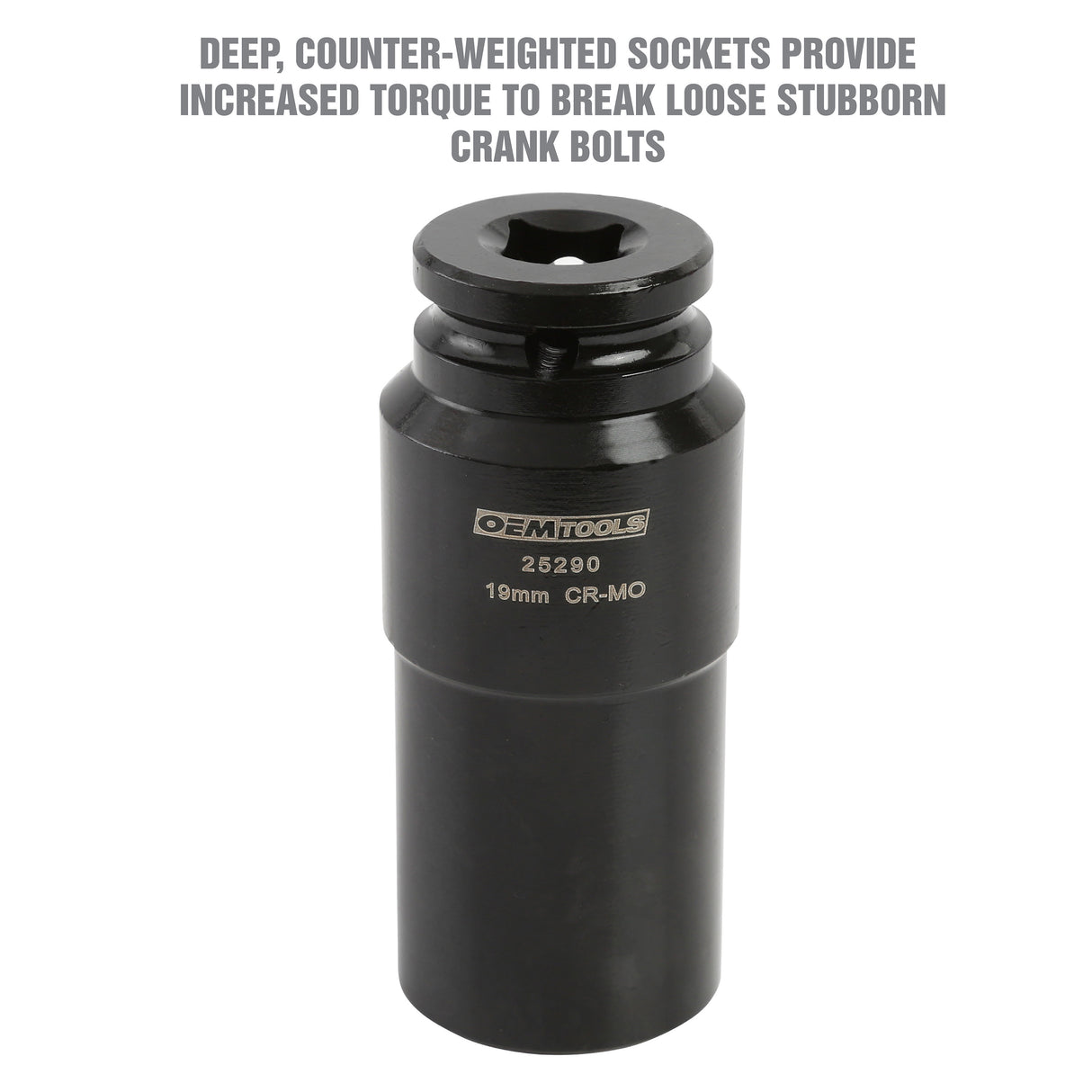 OEMTOOLS 25290 19 mm Crank Bolt Socket Additional Image 2