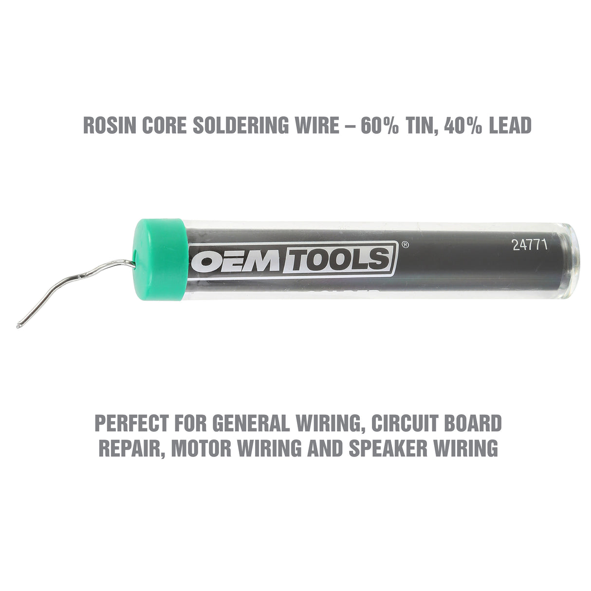 OEMTOOLS 24771 Rosin Core Soldering Wire – 60% Tin, 40% Lead Additional Image 1
