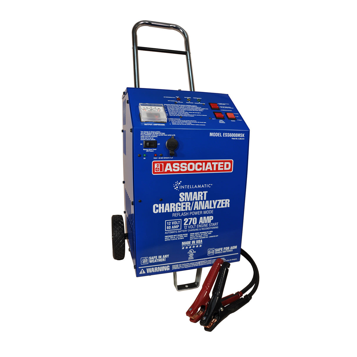 Associated ESS6008MSK 12V, 60/70A Intellamatic® Wheel Charger and Reflash Power Supply Main Image
