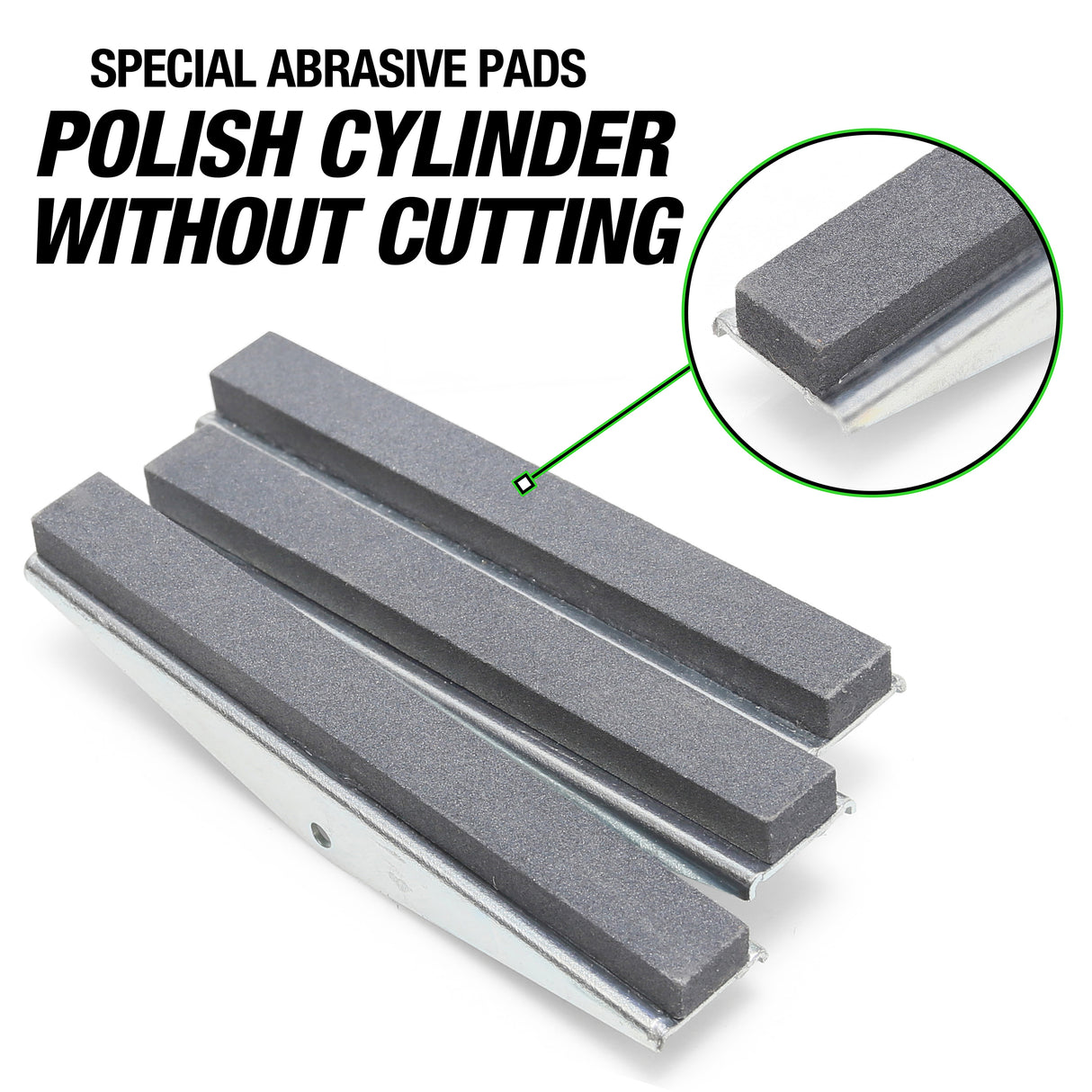 OEMTOOLS 2541M Replacement Stone Set, 3 Piece 4in. Medium Grit Additional Image 1
