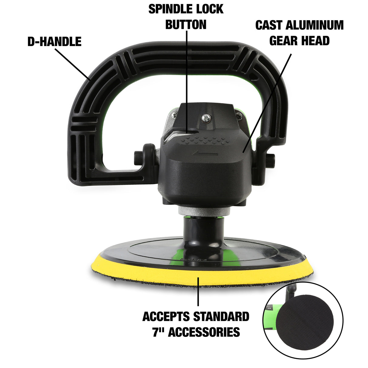 OEMTOOLS 24496 7-Inch Variable Speed Polisher Additional Image 4