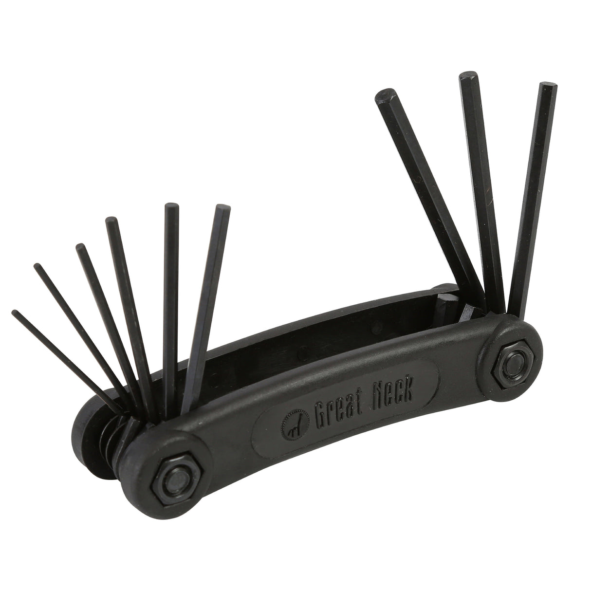 GreatNeck HEK9C Folding Hex Key Set (9 Piece SAE) Main Image
