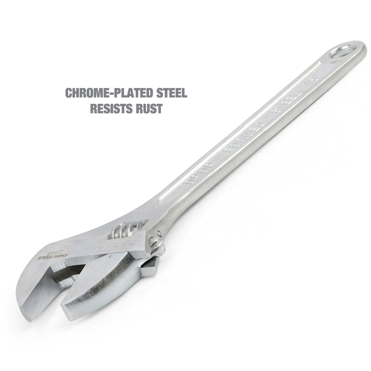OEMTOOLS 22655 15 Inch Adjustable Wrench Additional Image 4