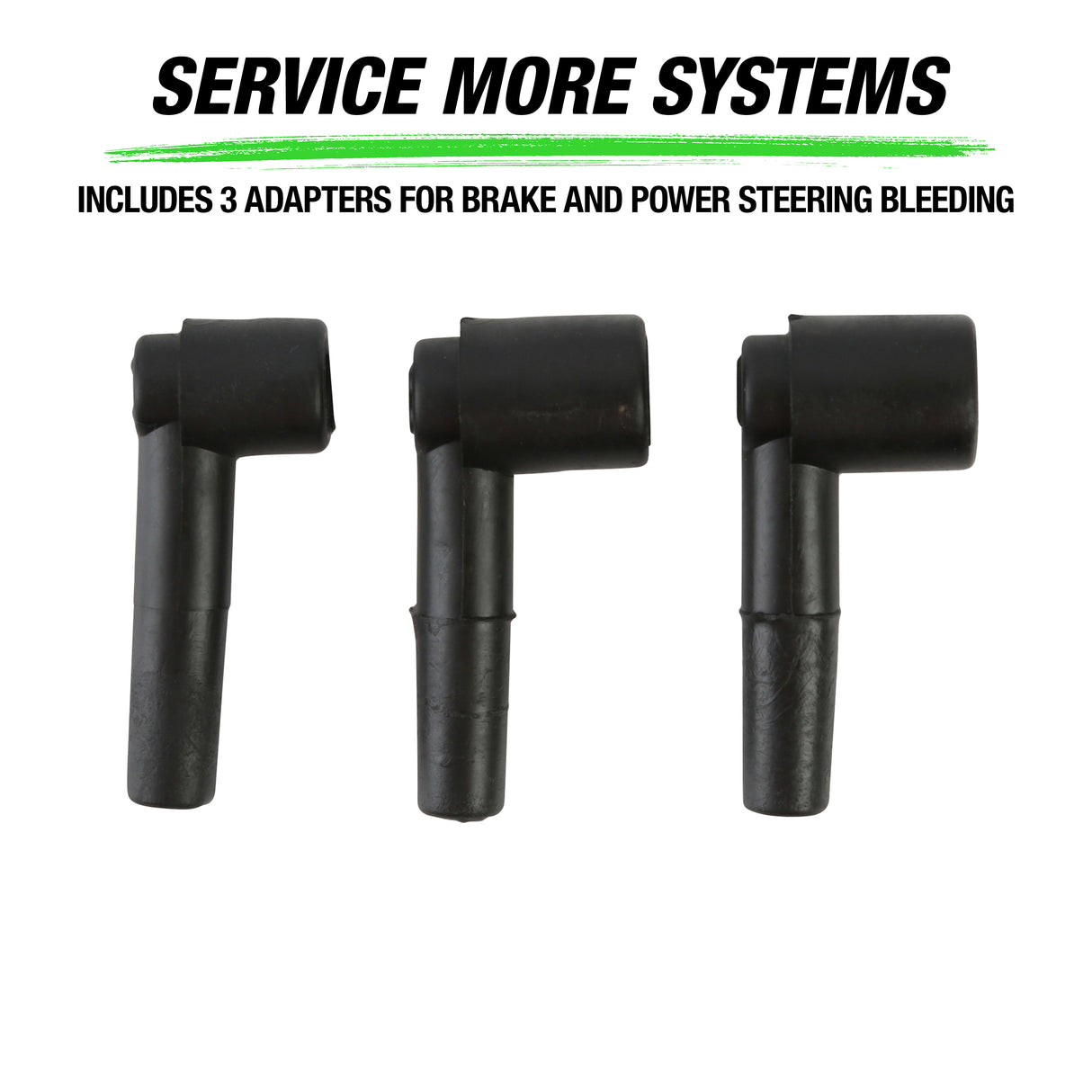 OEMTOOLS 26261 Power Steering and Brake Bleed Adapter Kit Additional Image 2