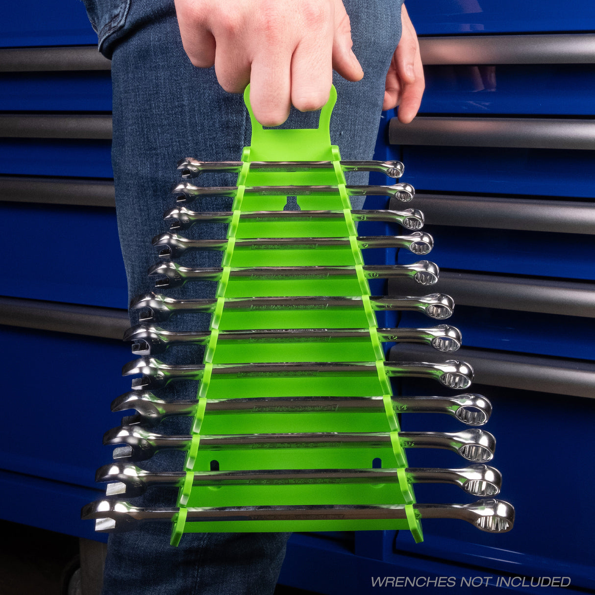 OEMTools 23106 Reverse Wrench Organizer with Handle - Green Additional Image 7