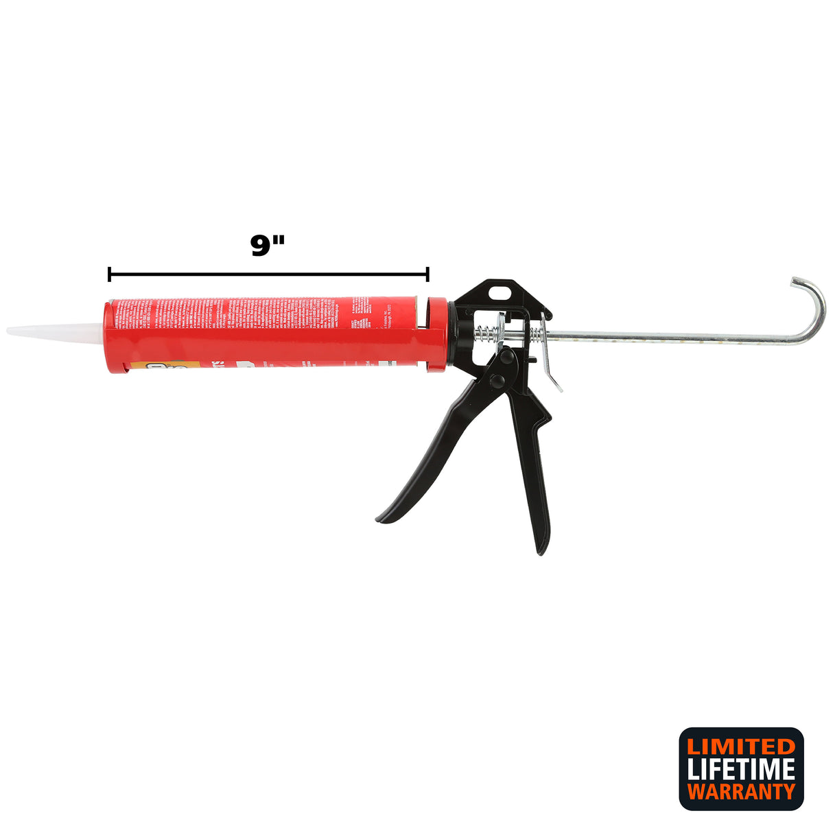 GreatNeck 80053 9 In. Heavy Duty Caulking Gun Additional Image 1
