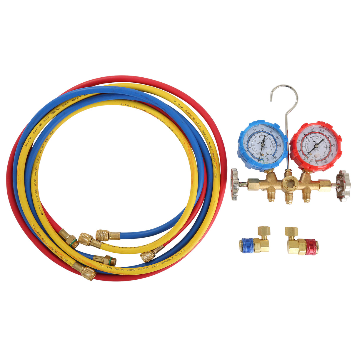 OEMTOOLS 24563 R134a Brass Manifold Gauges Set Additional Image 3
