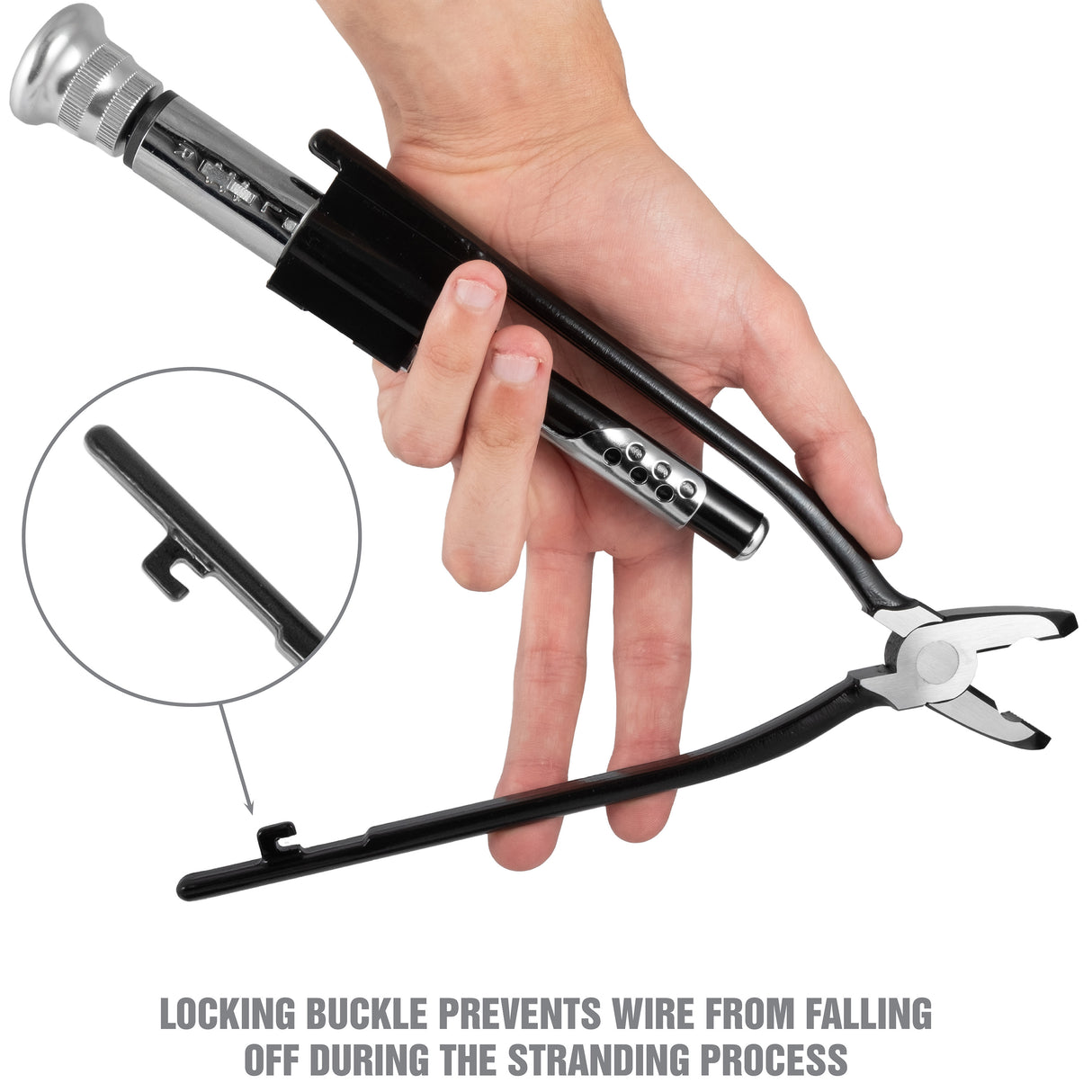 OEMTOOLS 22662 9-inch Reversible Wire Twister Pliers with Wire Additional Image 5