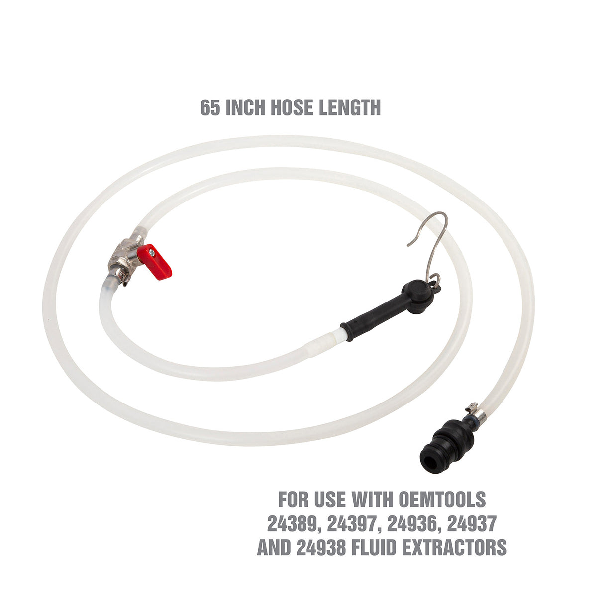 OEMTOOLS 24446 Brake Bleeder Adapter Hose for Fluid Evacuators Additional Image 1