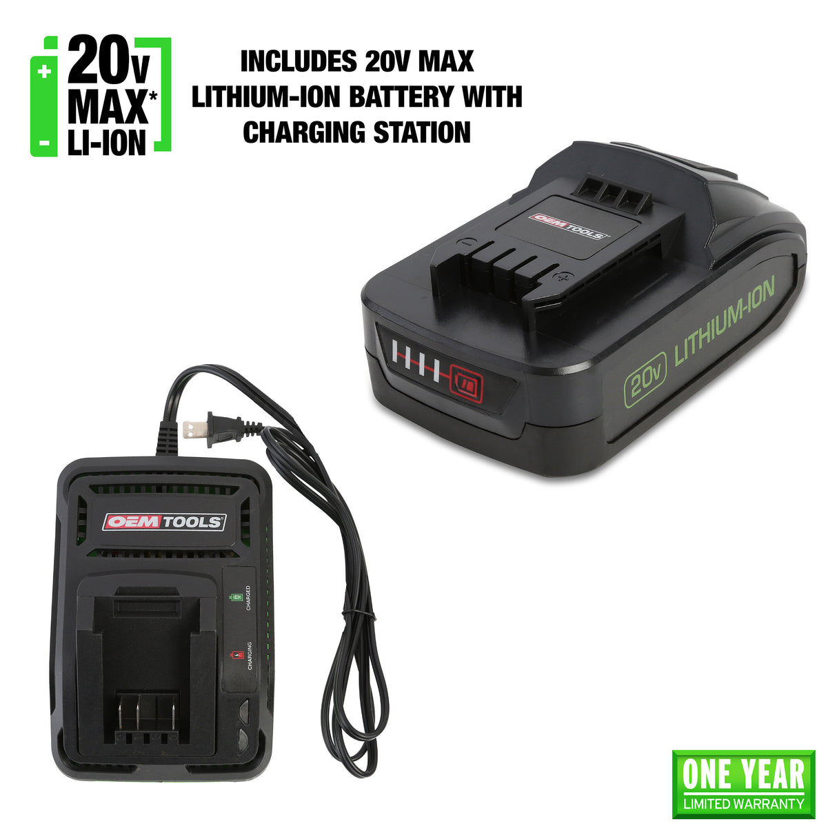 OEMTOOLS 24492 20V MAX* Li-ion Cordless Angle Grinder Additional Image 1