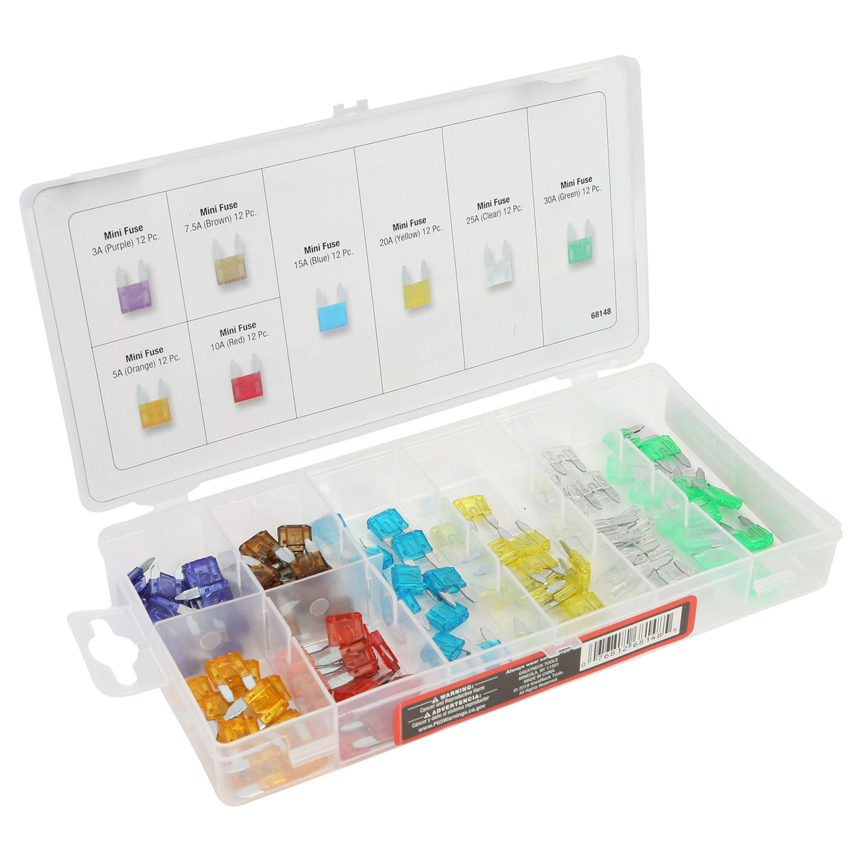 Hardware Machinery 68148 96-Piece Mini Fuse Assortment Additional Image 3