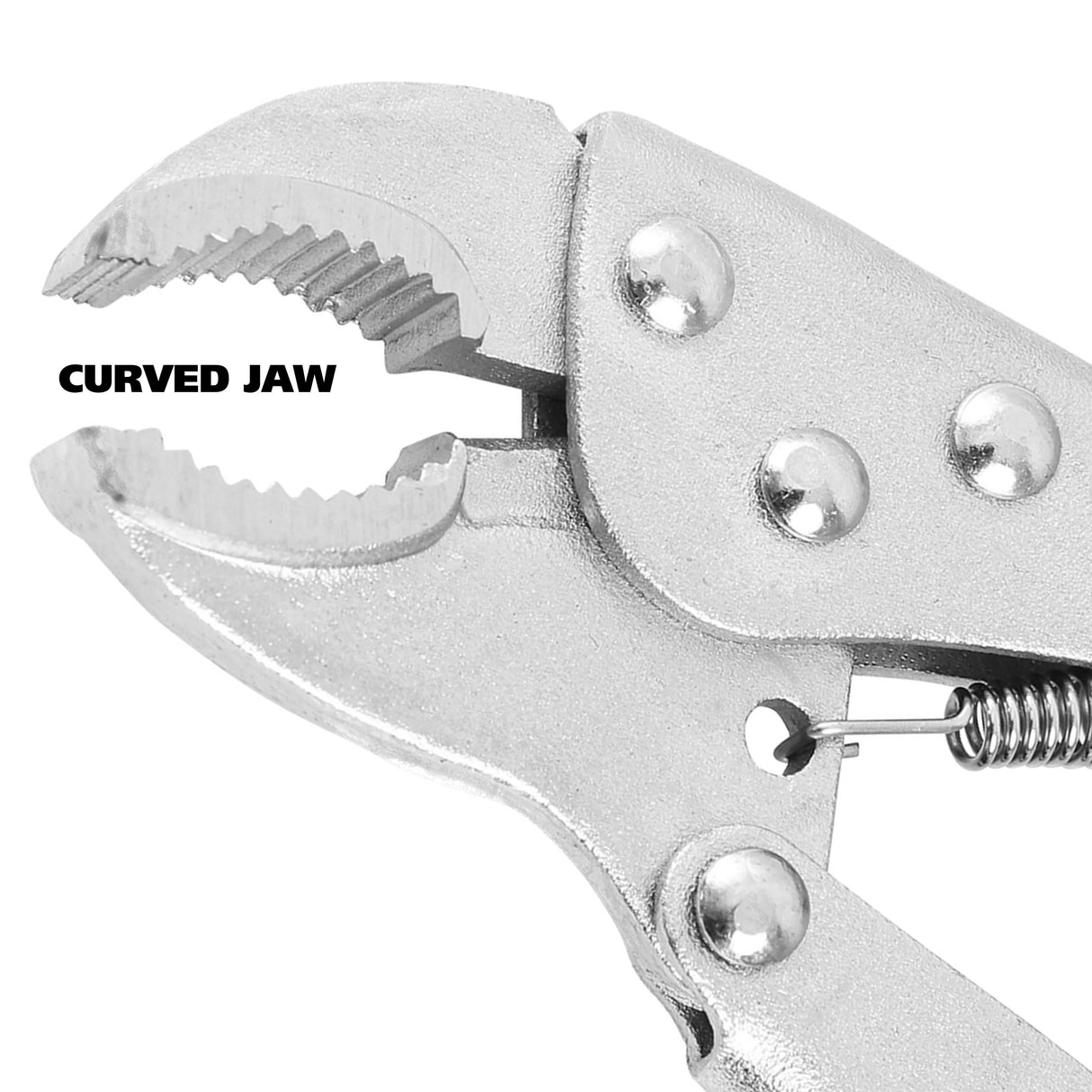 GreatNeck S5P Curved Jaw Locking Pliers (5 Inch) Additional Image 3