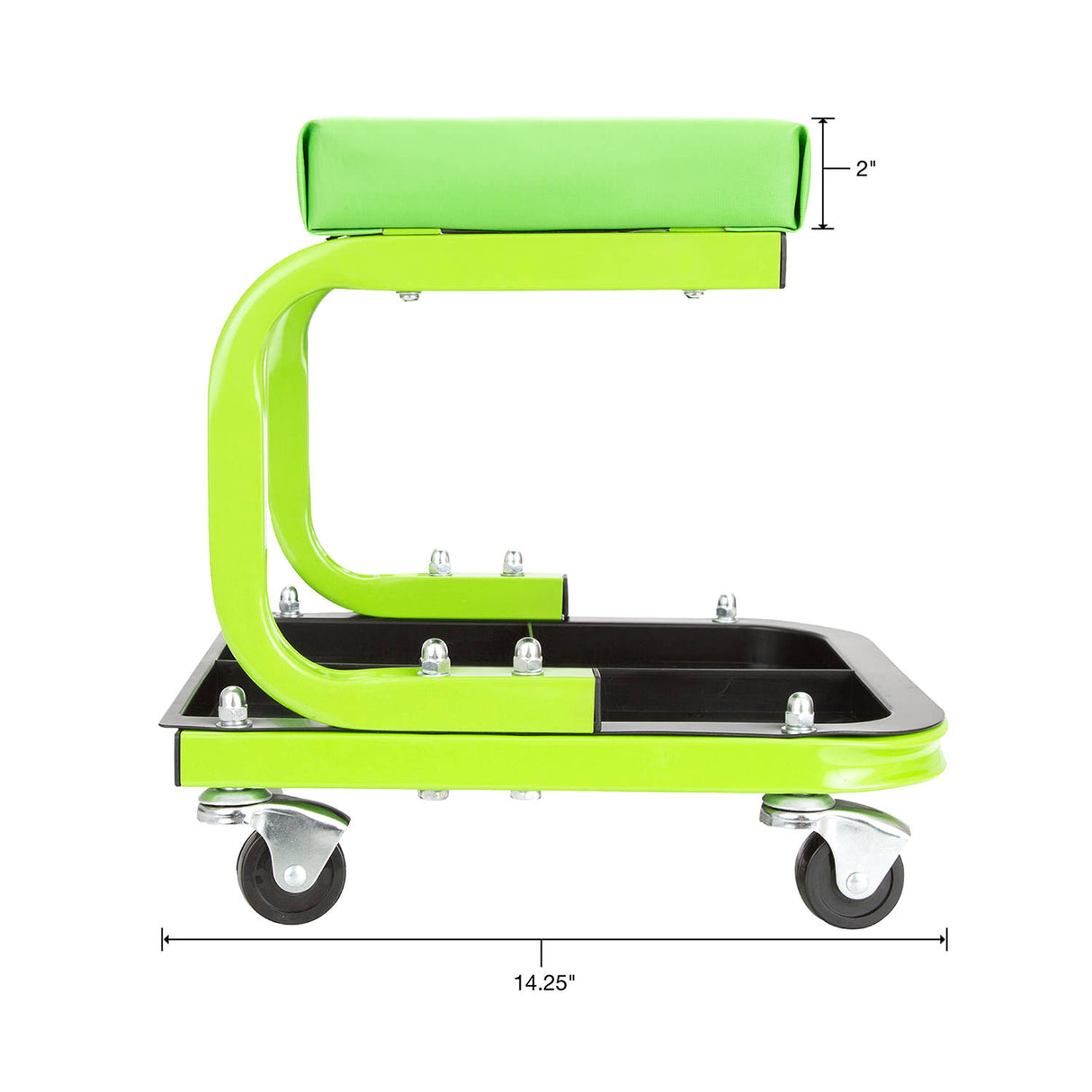 OEMTOOLS 24948 Cushioned Creeper Seat with Tool Tray Additional Image 2