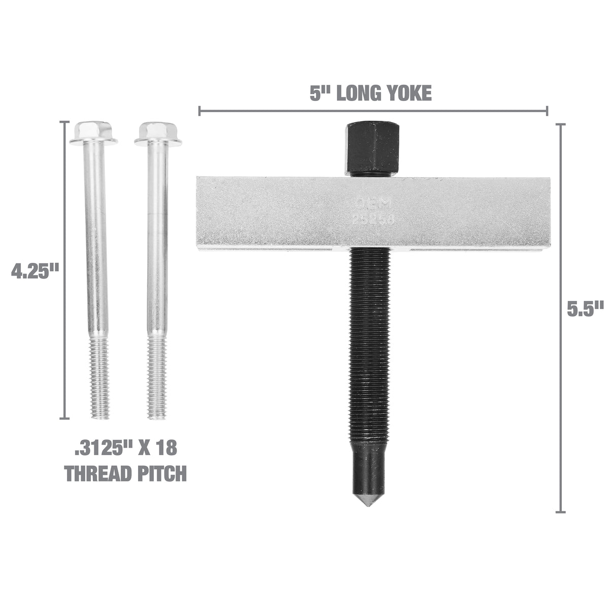 OEMTOOLS 25258 5in. Timing Gear and Pulley Puller Additional Image 4