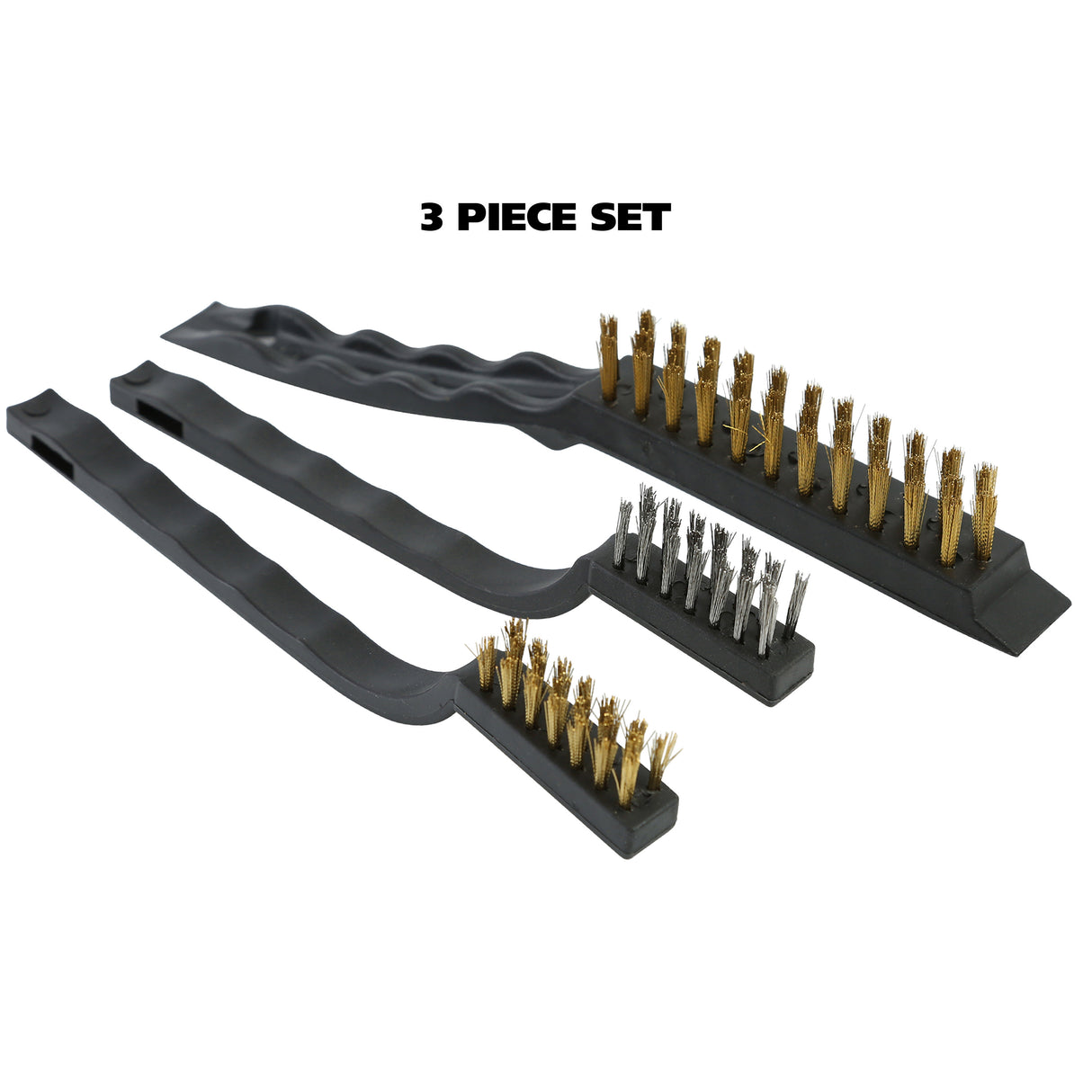 GreatNeck BS3W Wire Brush Set (3 Piece) Additional Image 2