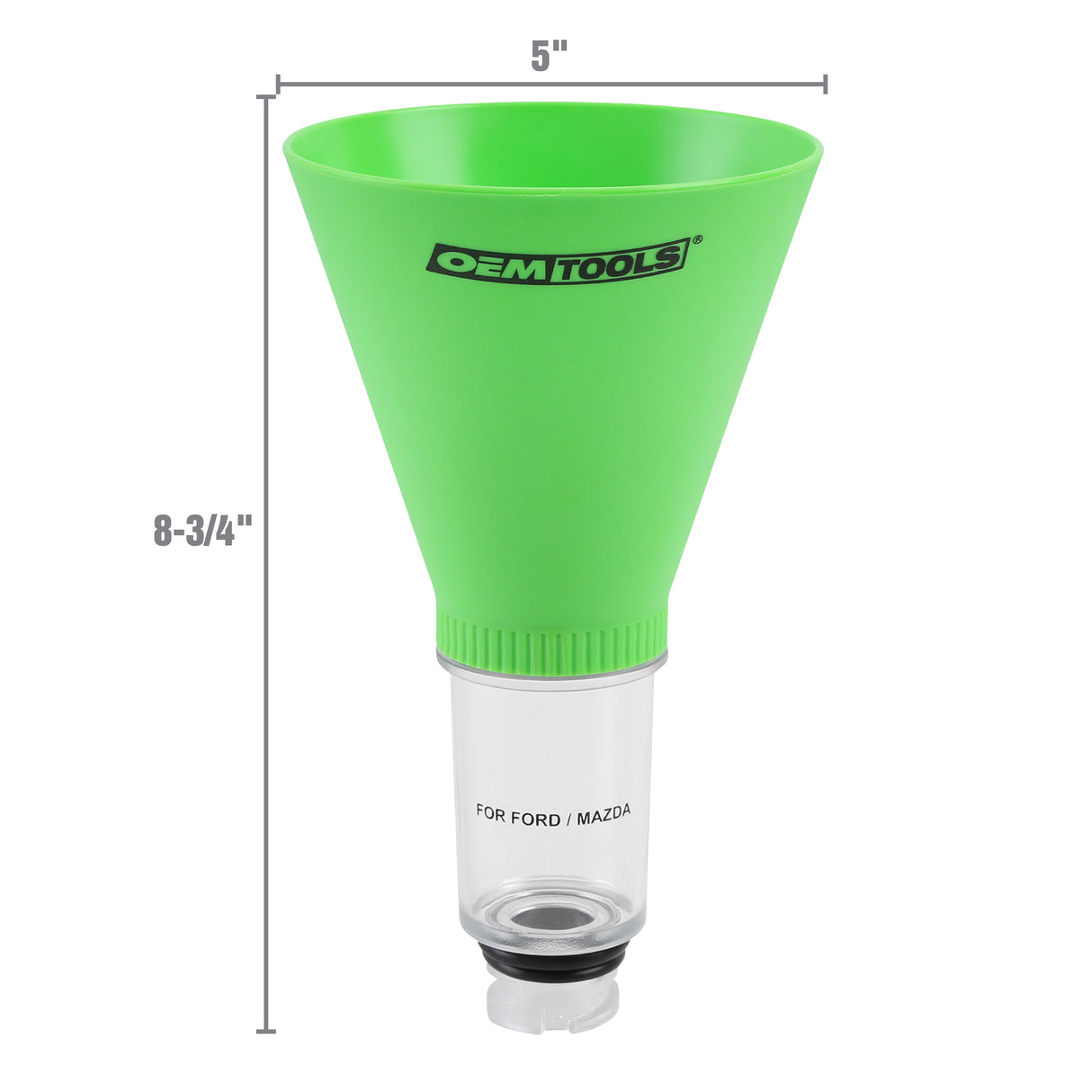 OEMTOOLS 87020 Direct Fit Oil Funnel for Ford, Mazda and Mercury Additional Image 1