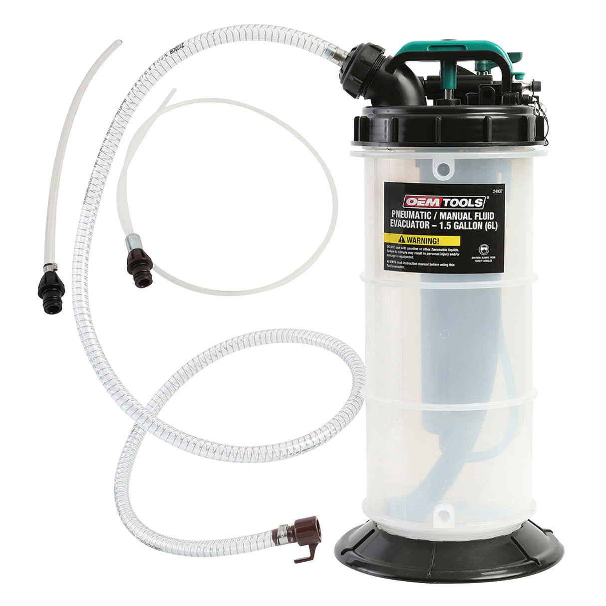 OEMTOOLS 24477 Pneumatic/Manual Fluid Extractor 1.5 Gallon (6 Qt) Main Image