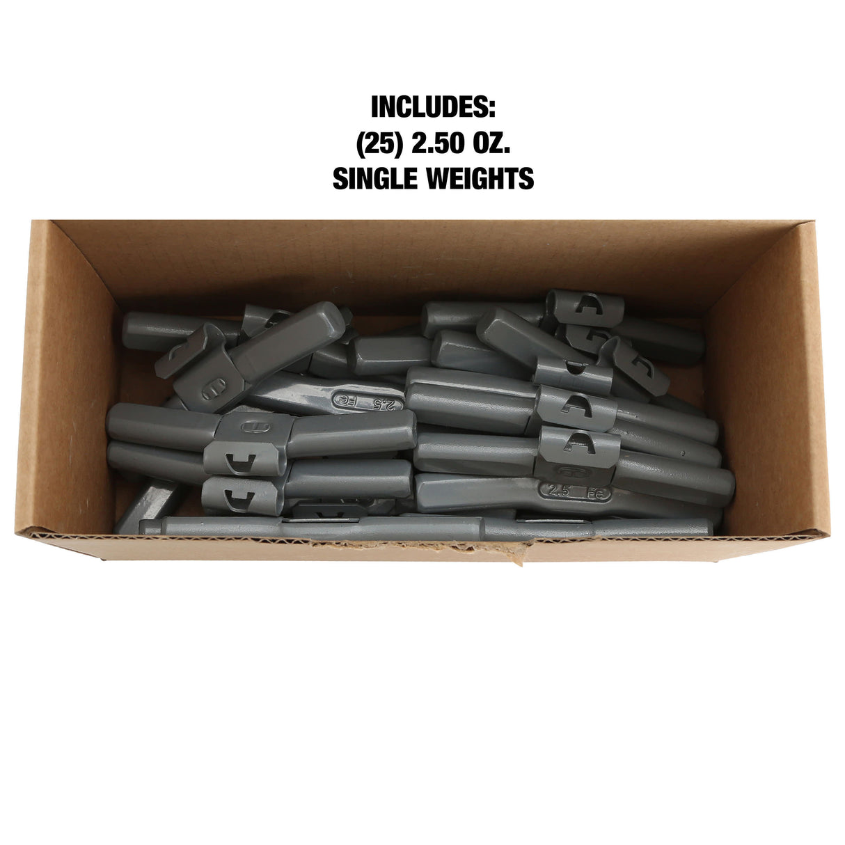 OEMTOOLS 23304 2.5 Oz. LH Style Steel Wheel Weight - 1 Box of 25 Additional Image 4